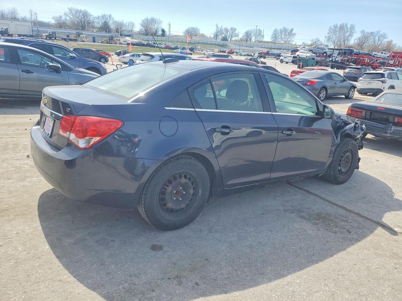 2015 Chevrolet Cruze Lt Blue vin: 1G1PC5SB0F7229658