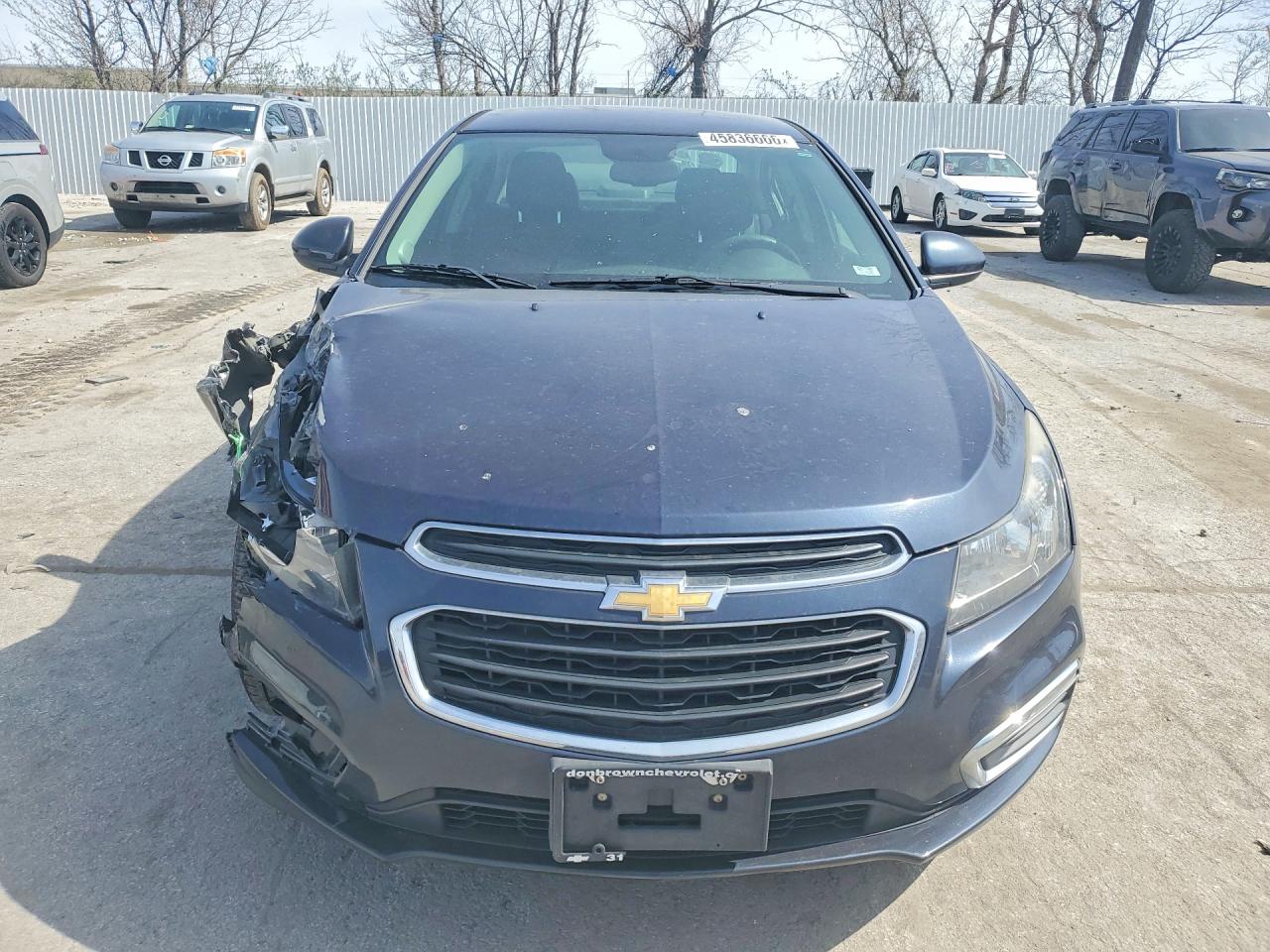 2015 Chevrolet Cruze Lt Blue vin: 1G1PC5SB0F7229658
