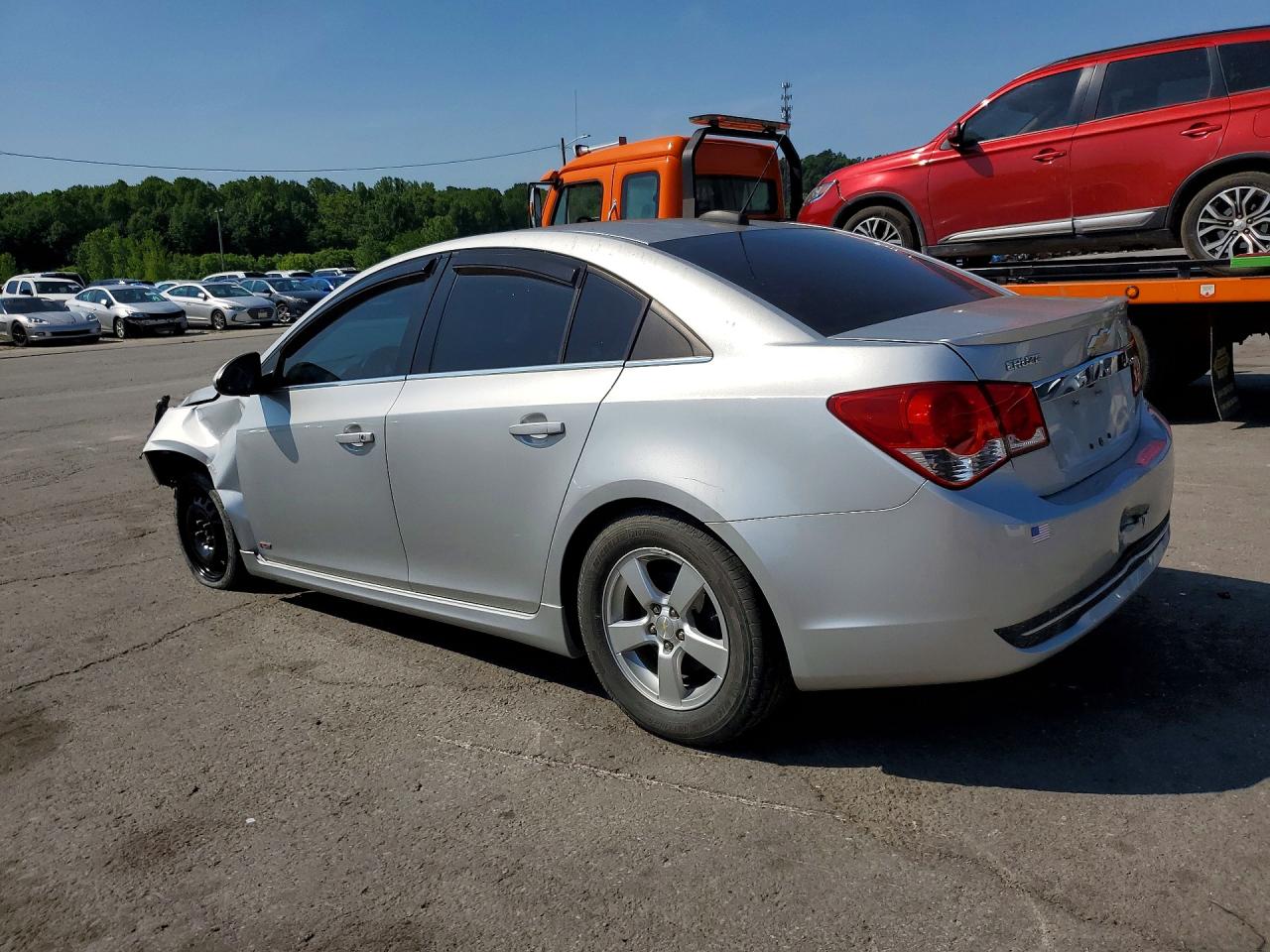 2015 Chevrolet Cruze Lt Silver vin: 1G1PC5SB0F7242894