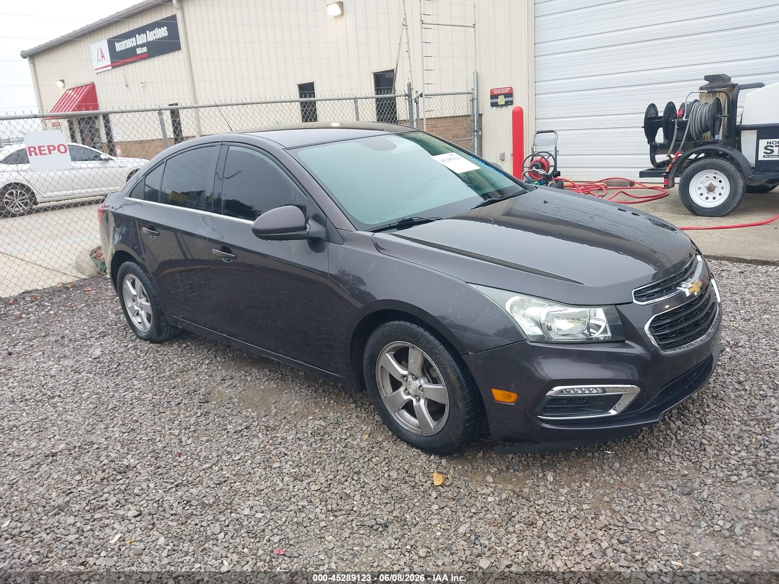 2015 Chevrolet Cruze 1lt Auto Black vin: 1G1PC5SB0F7261557