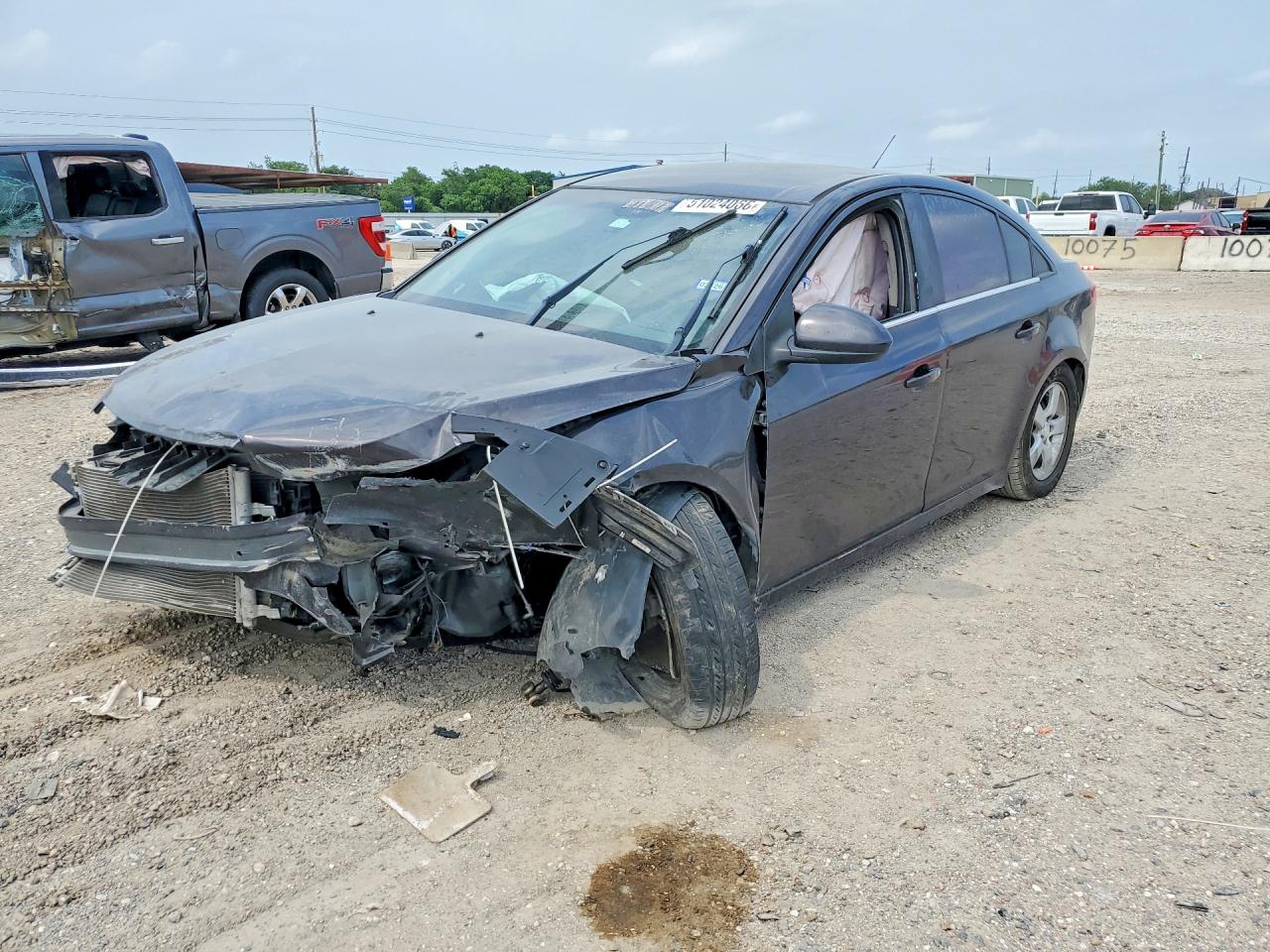 2015 Chevrolet Cruze Lt Gray vin: 1G1PC5SB0F7280366
