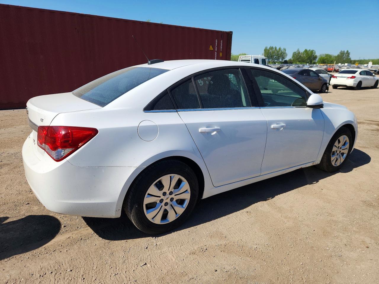2015 Chevrolet Cruze Lt White vin: 1G1PC5SB0F7283753