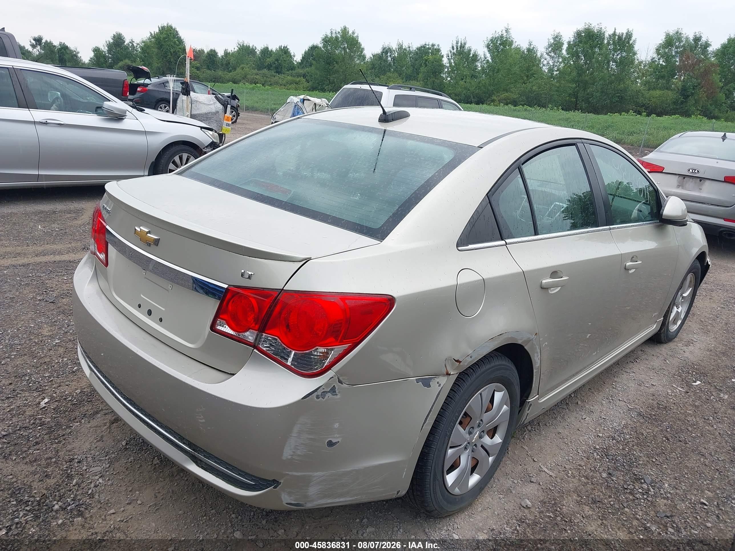 2015 Chevrolet Cruze 1lt Auto Gold vin: 1G1PC5SB0F7288919
