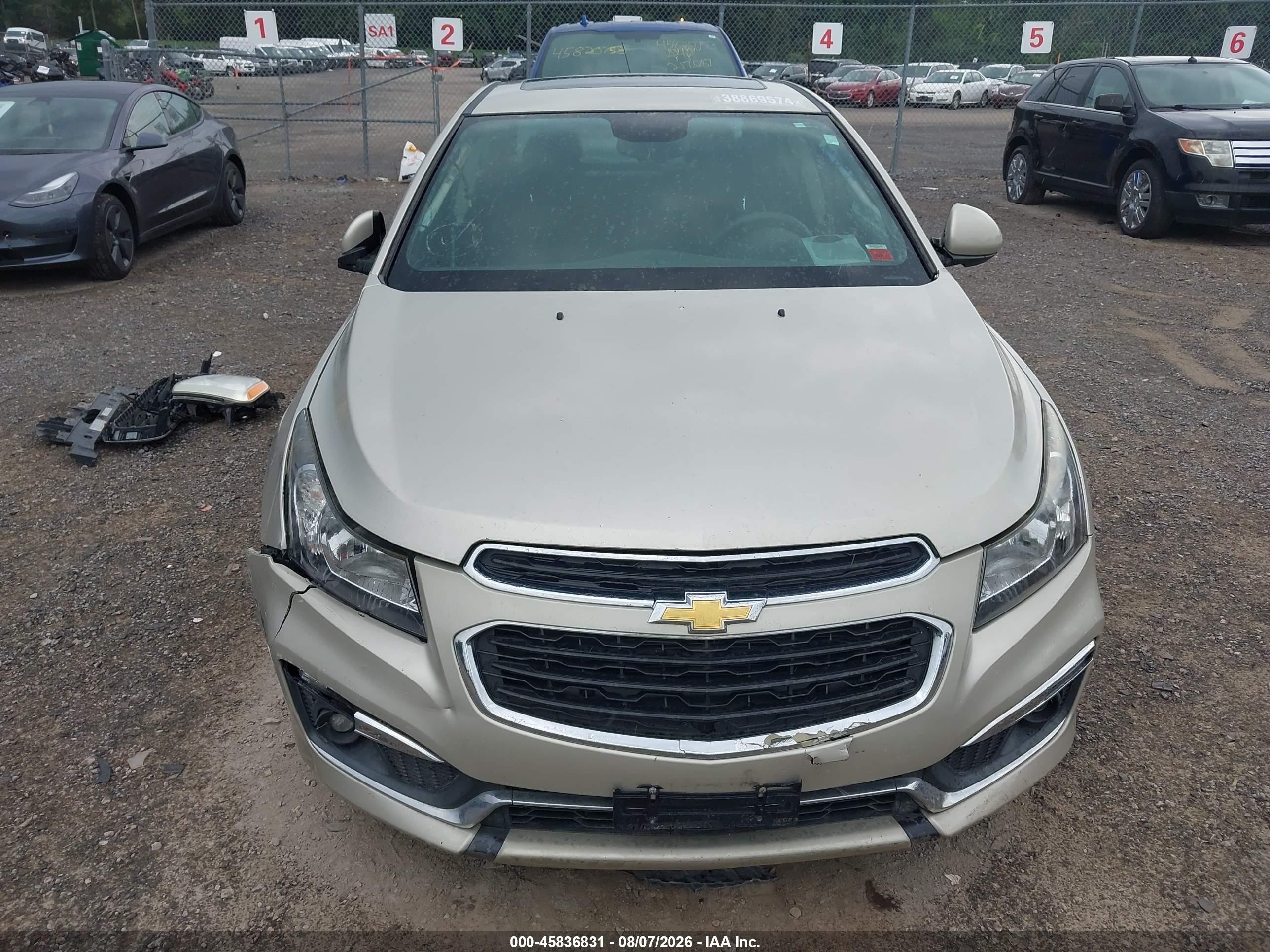2015 Chevrolet Cruze 1lt Auto Gold vin: 1G1PC5SB0F7288919