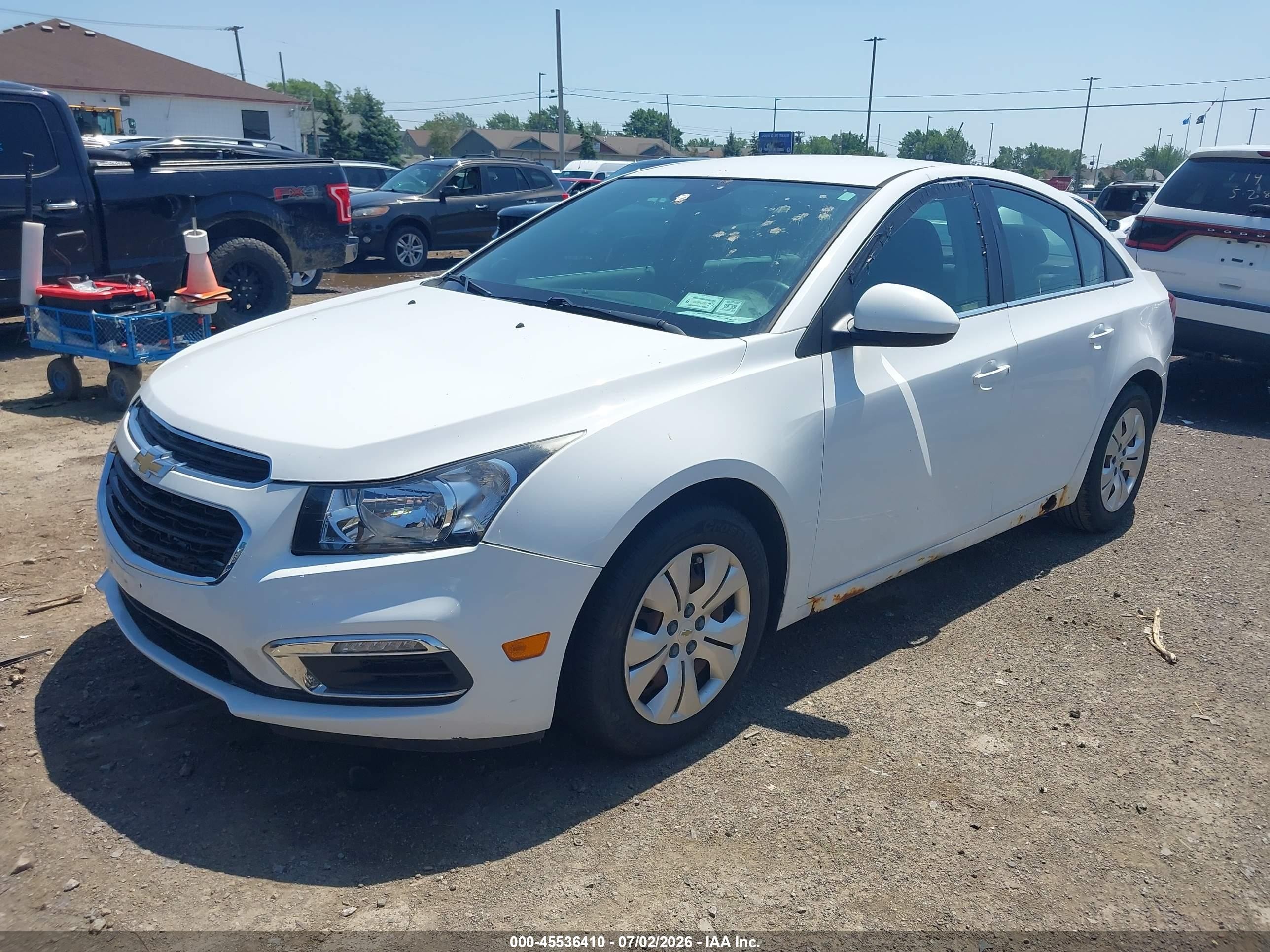 2015 Chevrolet Cruze 1lt Auto Белый vin: 1G1PC5SB0F7291853