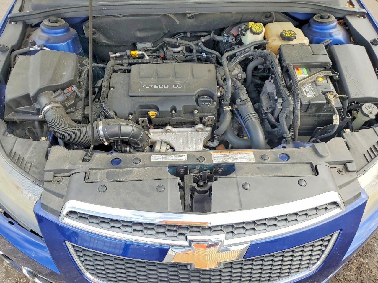 2013 Chevrolet Cruze Lt Blue vin: 1G1PC5SB1D7108473