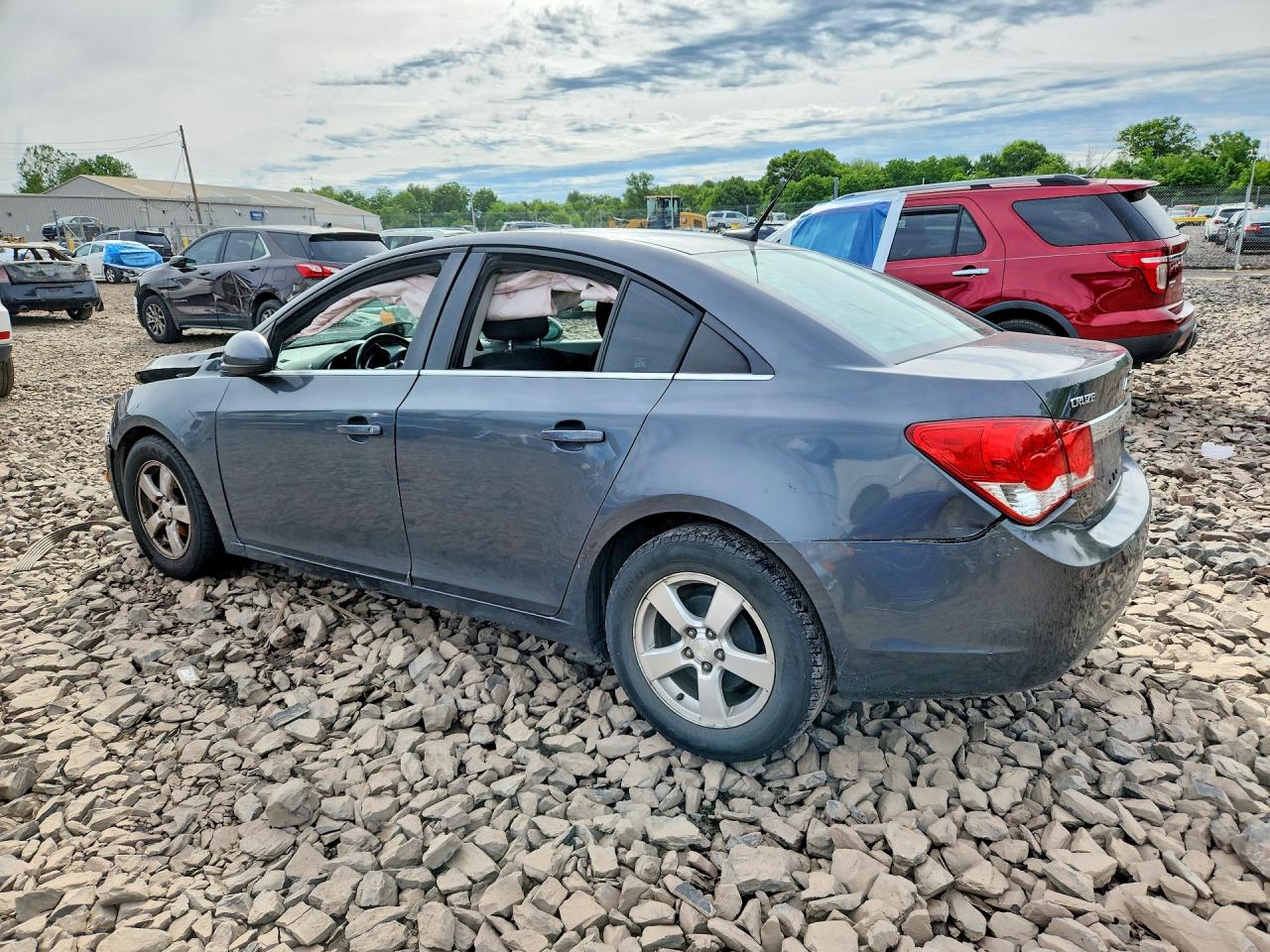2013 Chevrolet Cruze Lt Gray vin: 1G1PC5SB1D7122485