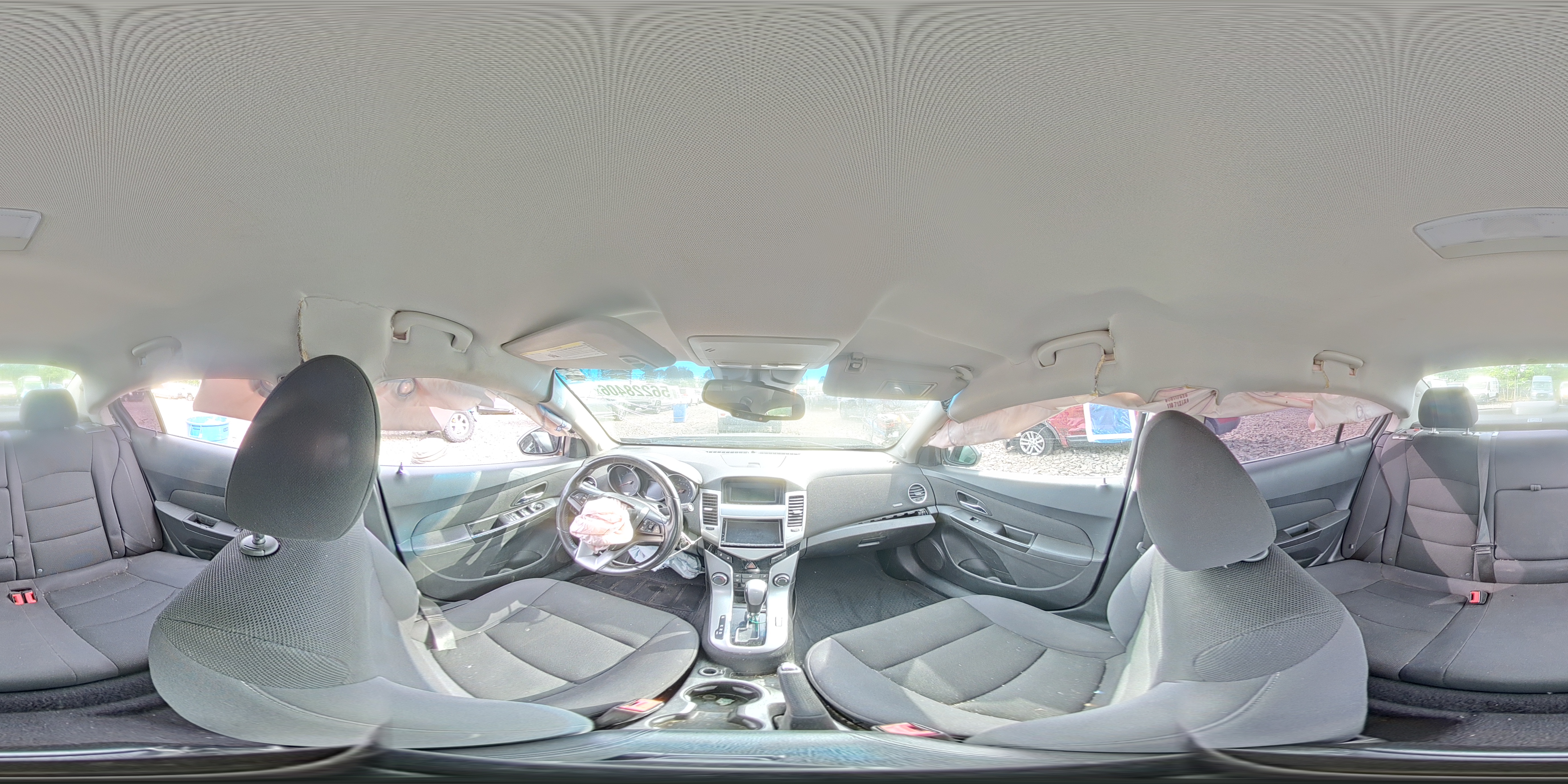 2013 Chevrolet Cruze Lt Gray vin: 1G1PC5SB1D7122485