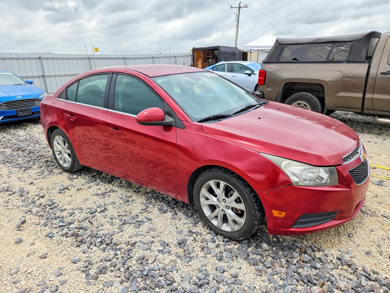 2013 Chevrolet Cruze Lt Red vin: 1G1PC5SB1D7136094