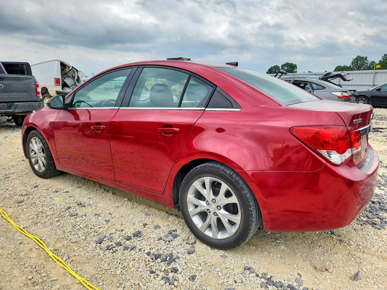 2013 Chevrolet Cruze Lt Red vin: 1G1PC5SB1D7136094