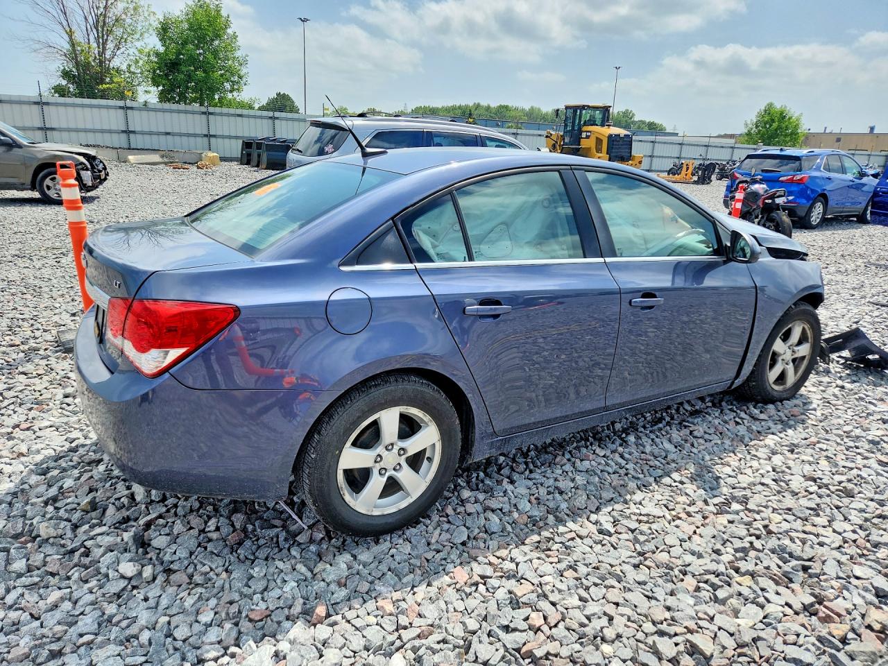 2013 Chevrolet Cruze Lt Blue vin: 1G1PC5SB1D7153283