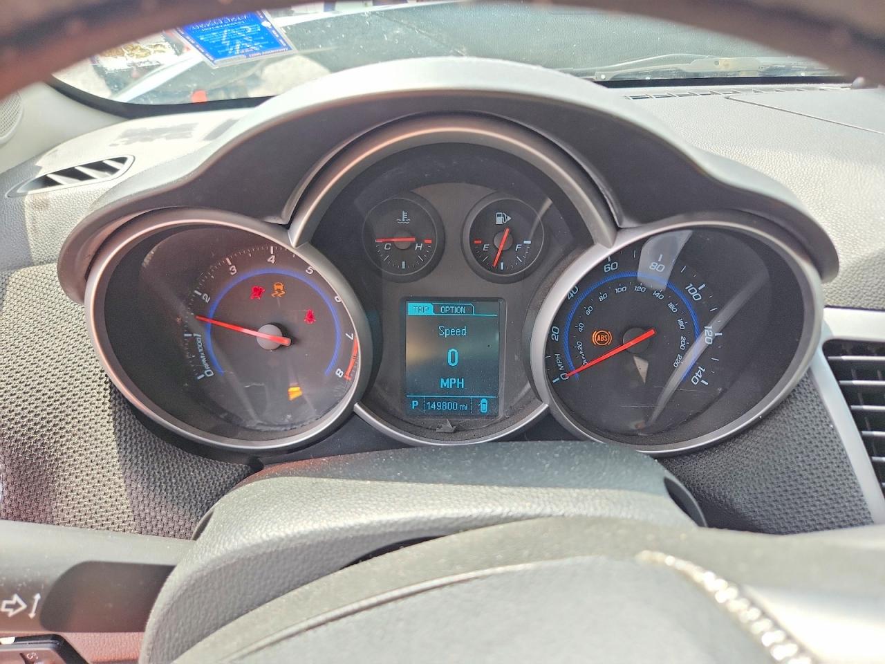 2013 Chevrolet Cruze Lt Blue vin: 1G1PC5SB1D7153283