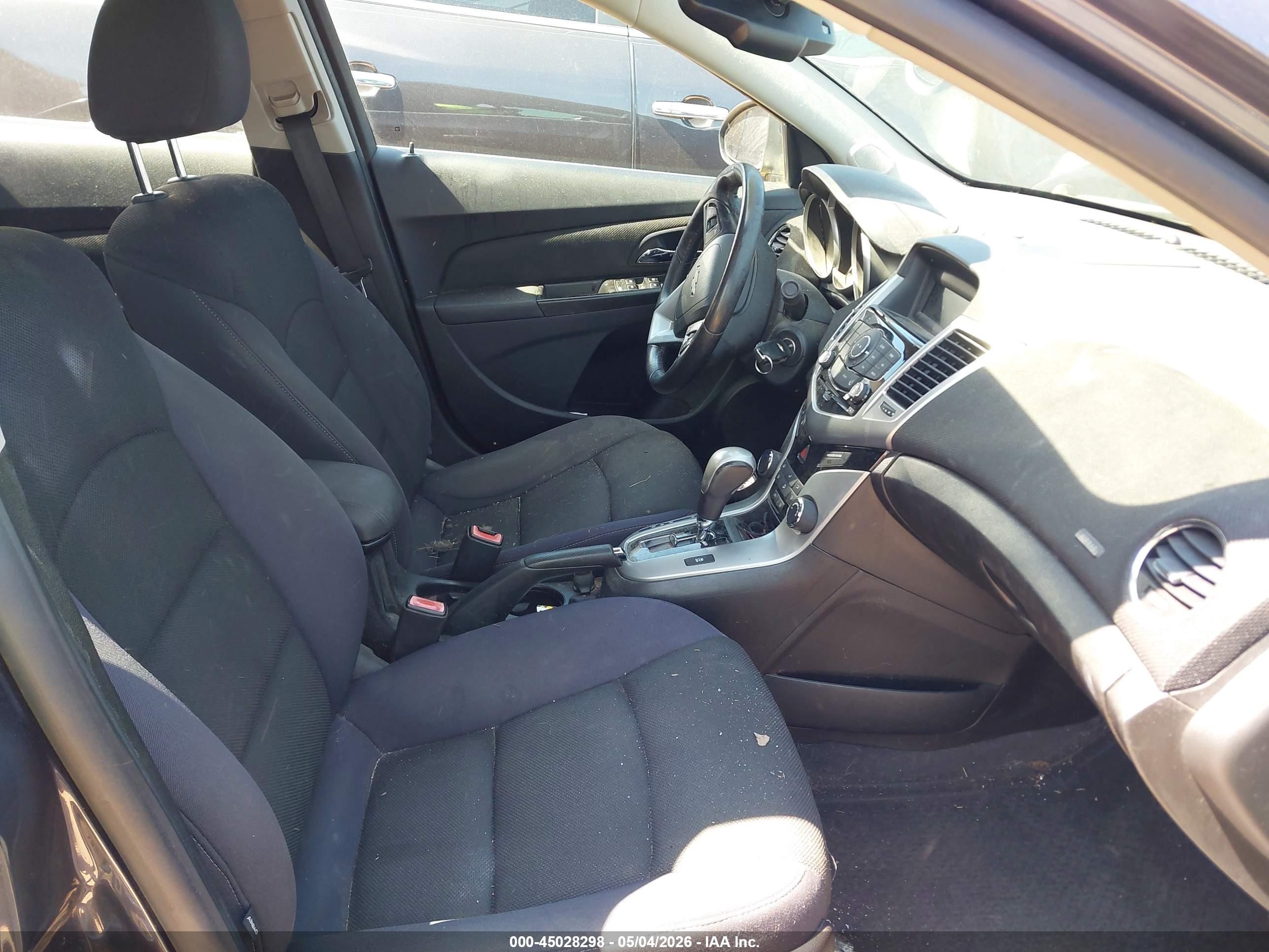 2013 Chevrolet Cruze 1lt Auto Gray vin: 1G1PC5SB1D7174201