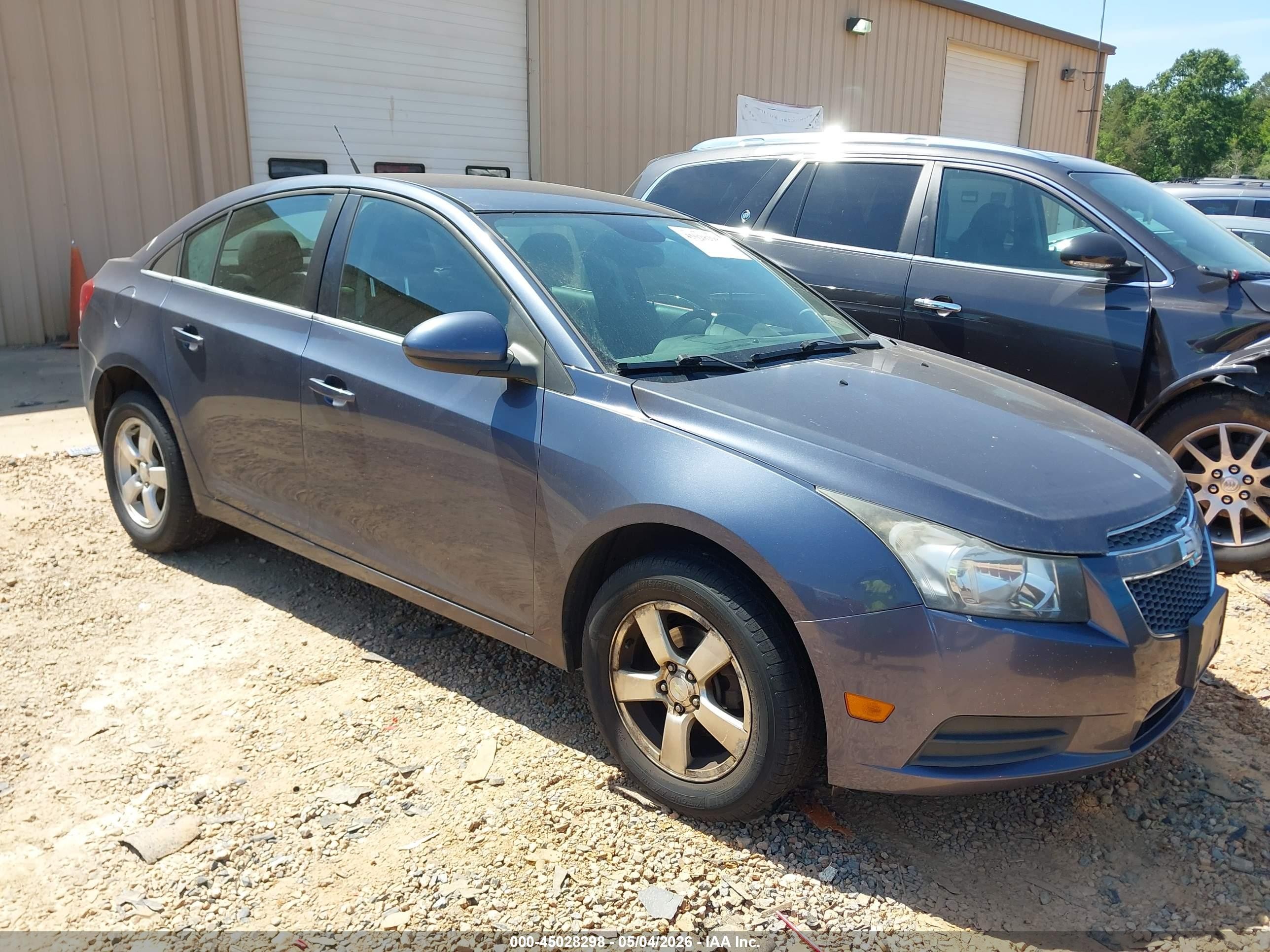 2013 Chevrolet Cruze 1lt Auto Gray vin: 1G1PC5SB1D7174201