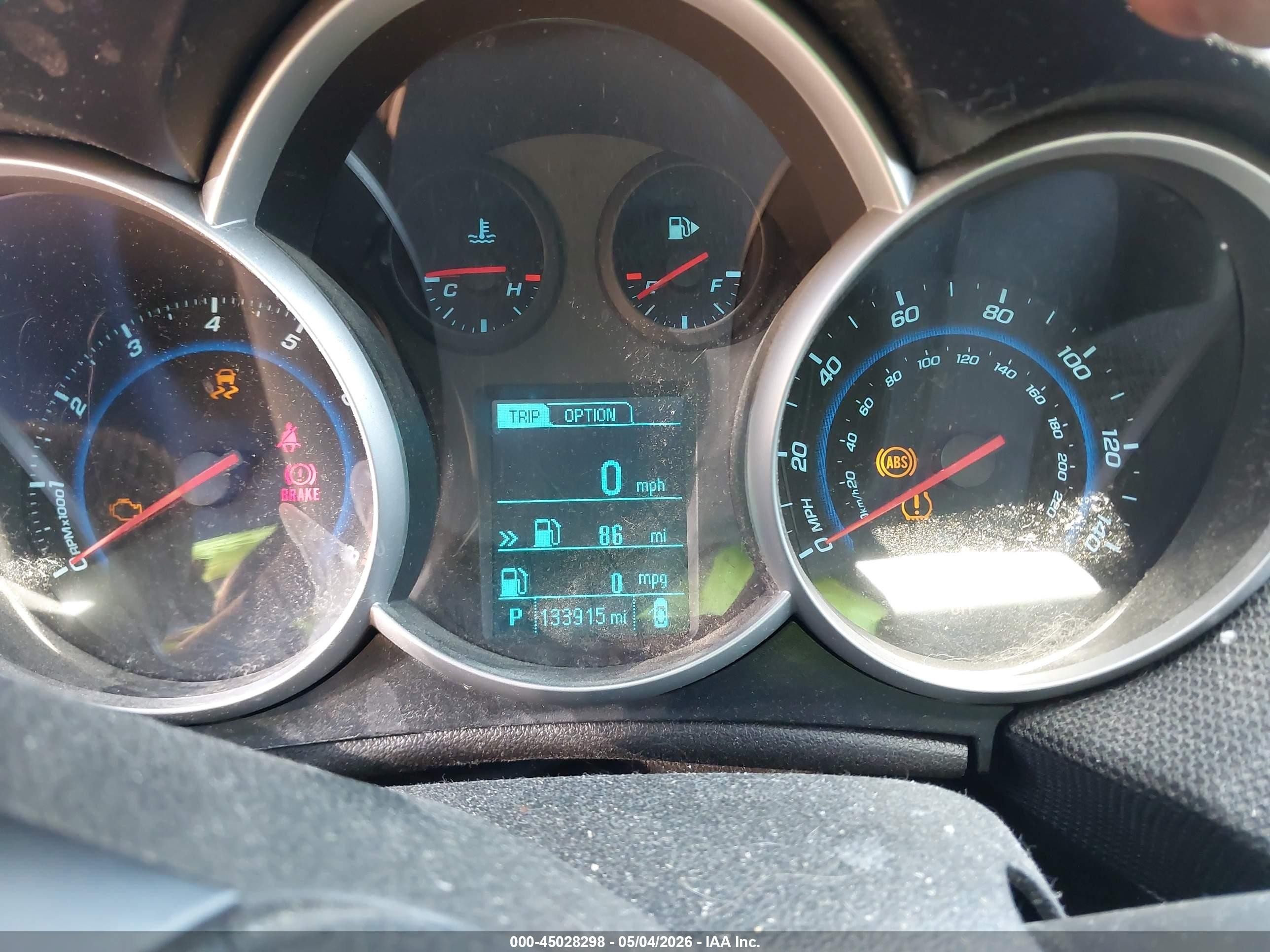 2013 Chevrolet Cruze 1lt Auto Gray vin: 1G1PC5SB1D7174201