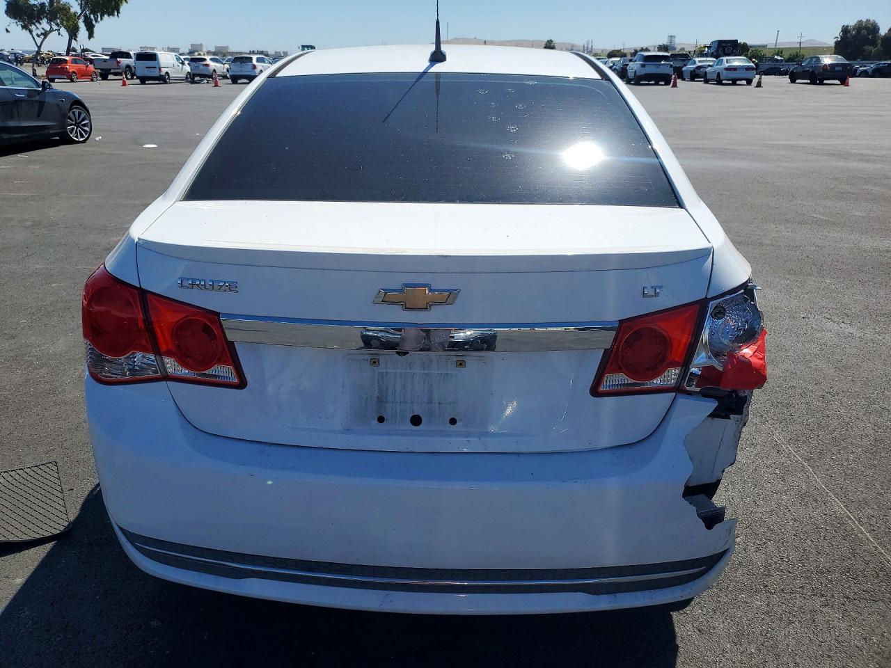 2013 Chevrolet Cruze Lt White vin: 1G1PC5SB1D7207990