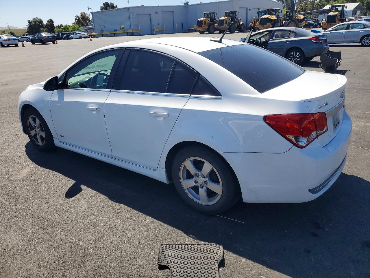 2013 Chevrolet Cruze Lt White vin: 1G1PC5SB1D7207990