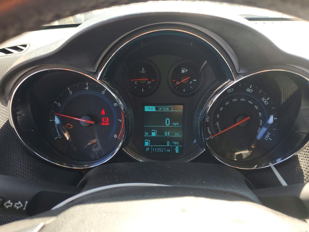 2013 Chevrolet Cruze Lt White vin: 1G1PC5SB1D7207990