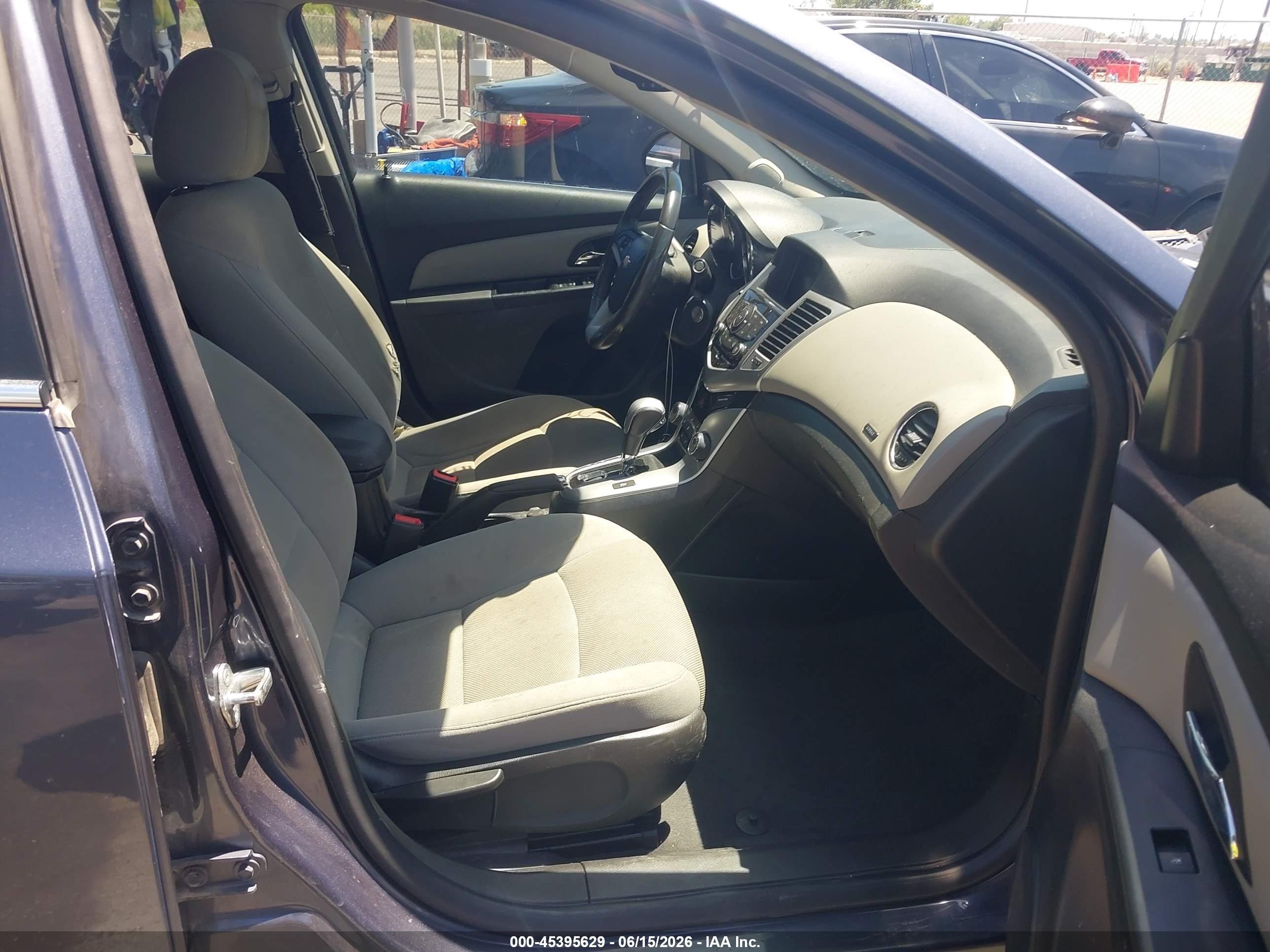 2013 Chevrolet Cruze 1lt Auto Blue vin: 1G1PC5SB1D7250855
