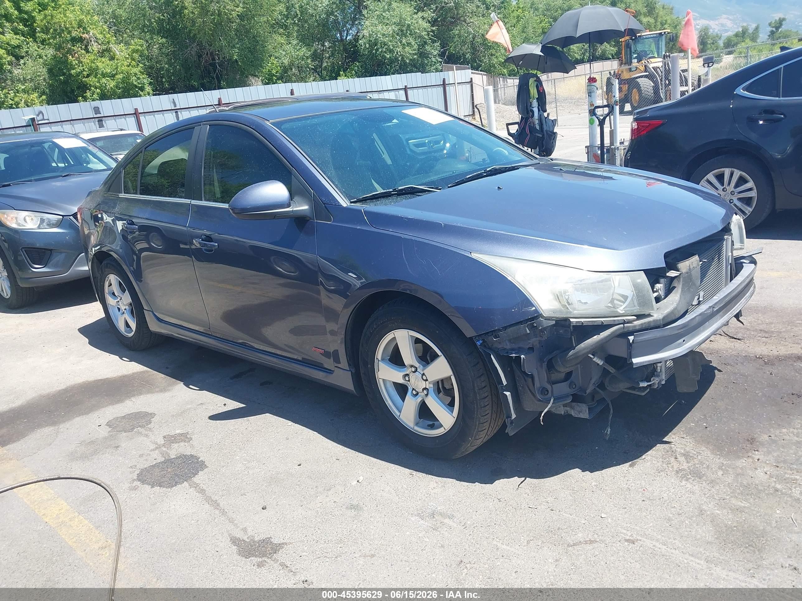 2013 Chevrolet Cruze 1lt Auto Синий vin: 1G1PC5SB1D7250855