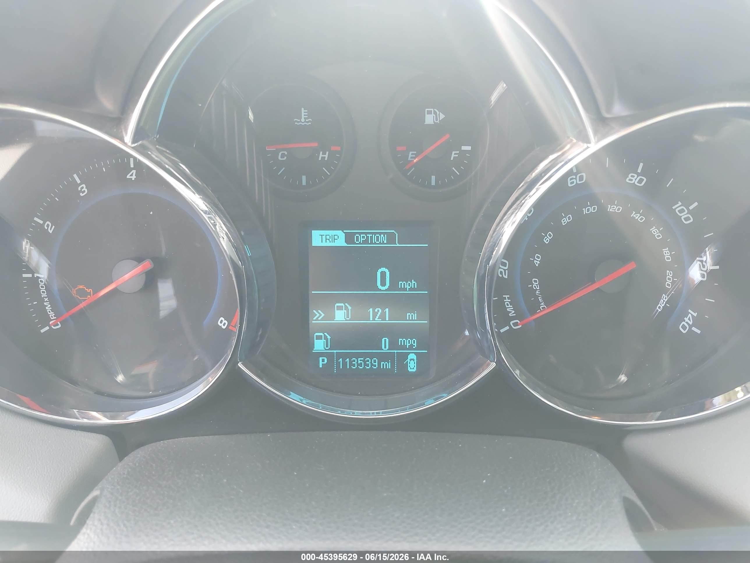 2013 Chevrolet Cruze 1lt Auto Blue vin: 1G1PC5SB1D7250855
