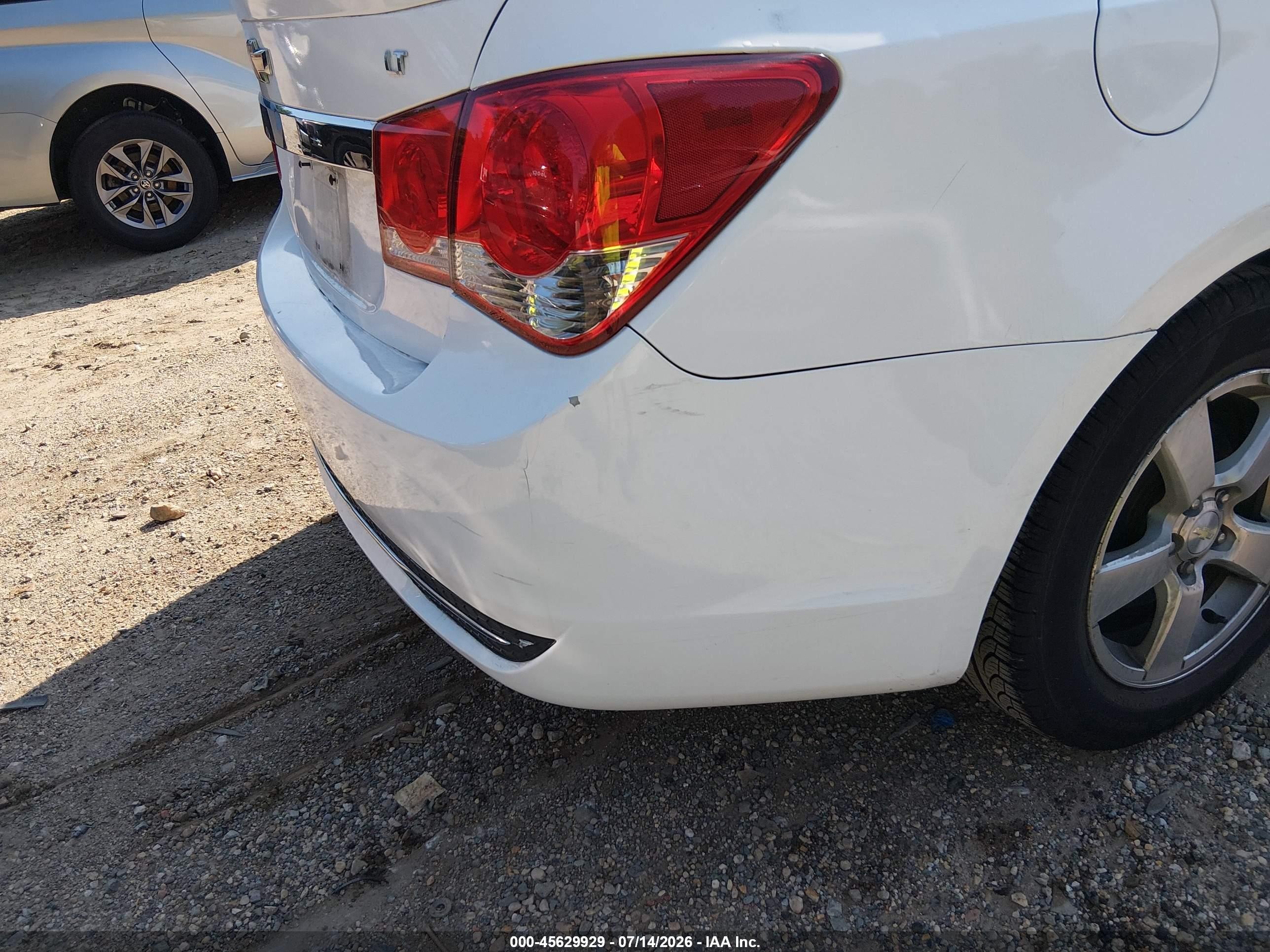2013 Chevrolet Cruze 1lt Auto Белый vin: 1G1PC5SB1D7268515