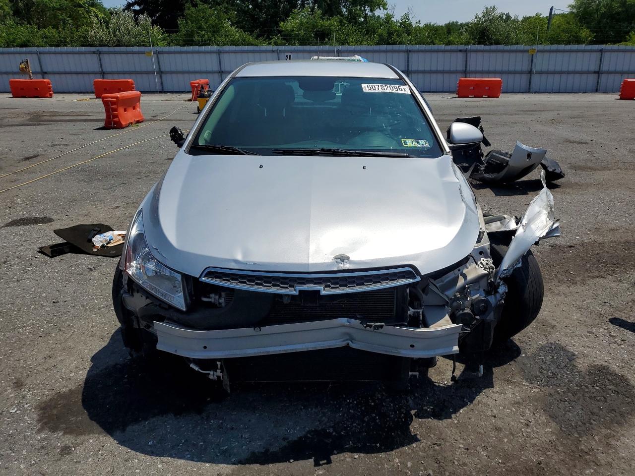 2013 Chevrolet Cruze Lt Silver vin: 1G1PC5SB1D7283127