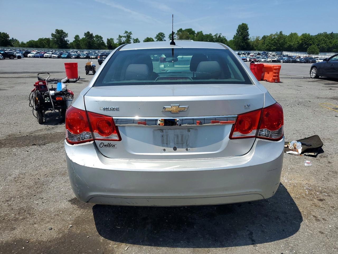 2013 Chevrolet Cruze Lt Silver vin: 1G1PC5SB1D7283127