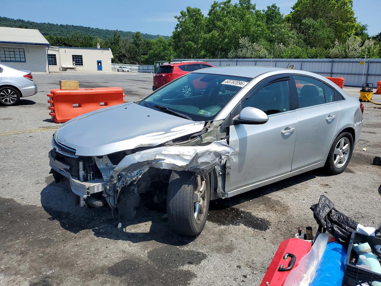 2013 Chevrolet Cruze Lt Silver vin: 1G1PC5SB1D7283127