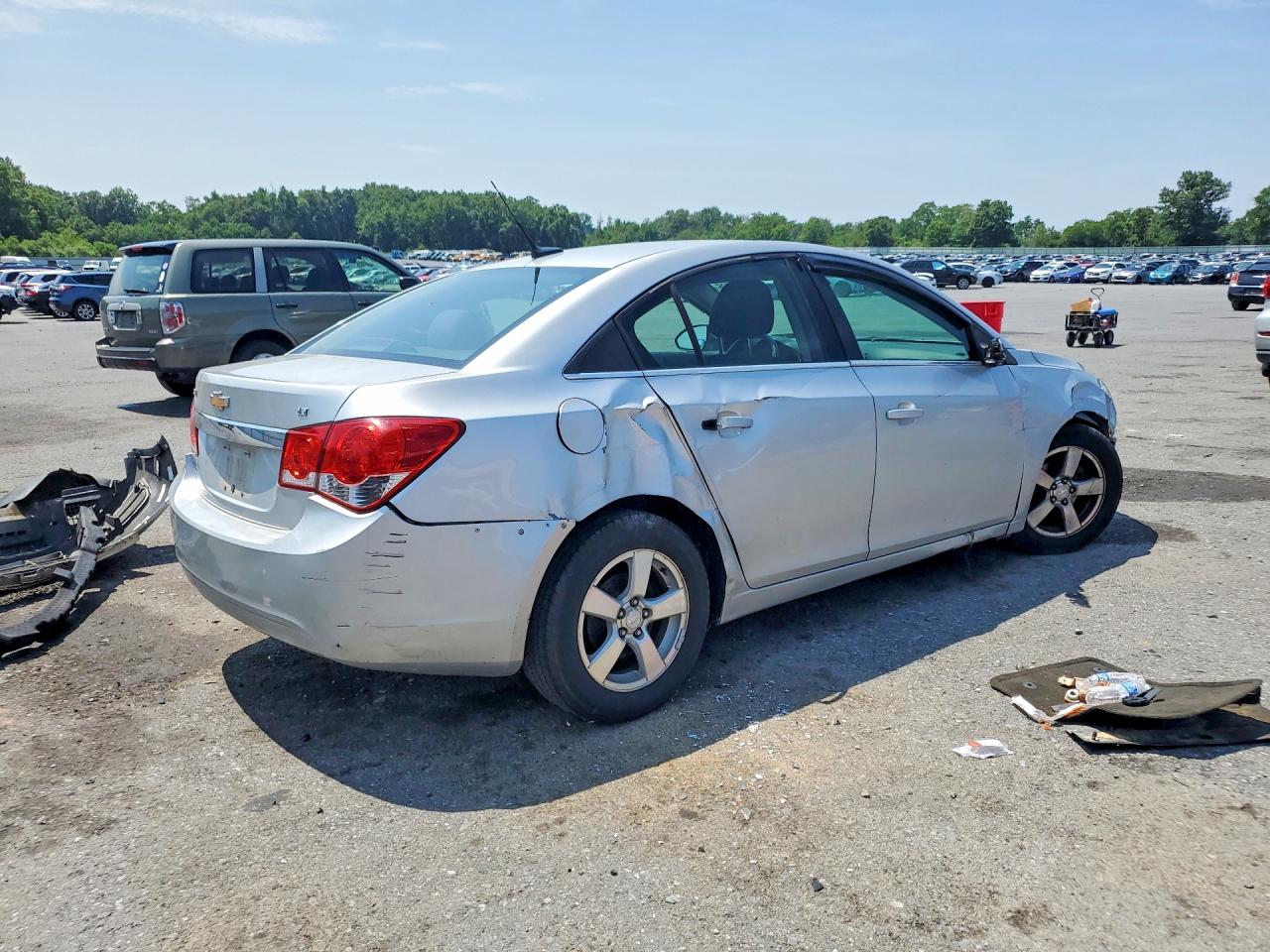 2013 Chevrolet Cruze Lt Silver vin: 1G1PC5SB1D7283127