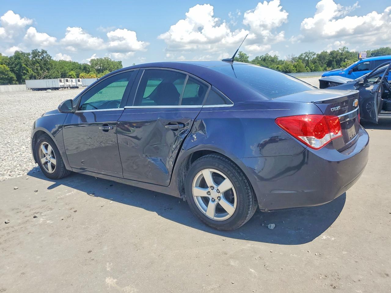 2013 Chevrolet Cruze Lt Blue vin: 1G1PC5SB1D7290403