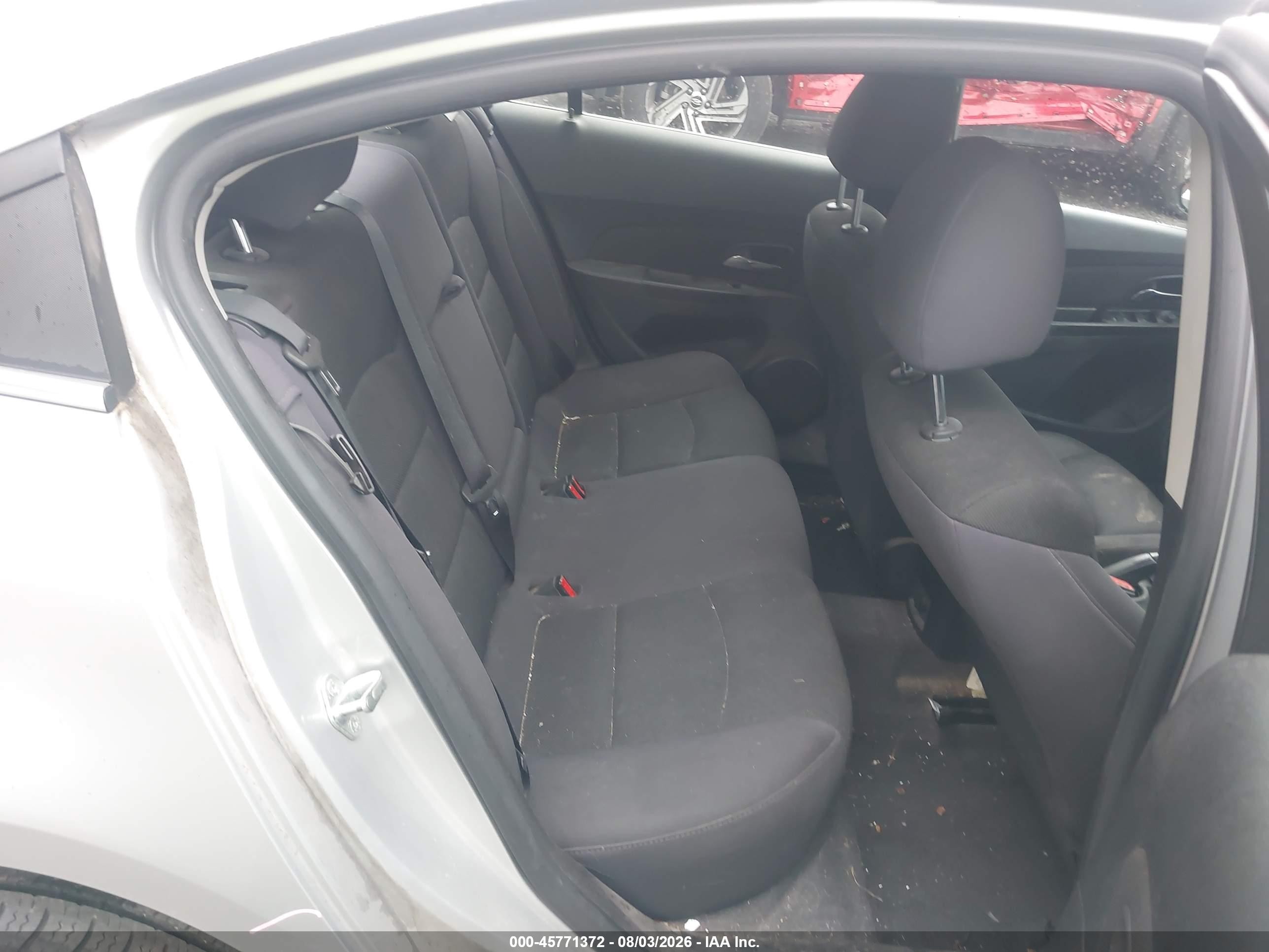 2013 Chevrolet Cruze 1lt Auto Silver vin: 1G1PC5SB1D7311444