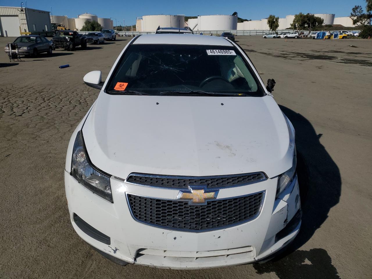 2014 Chevrolet Cruze Lt White vin: 1G1PC5SB1E7104375