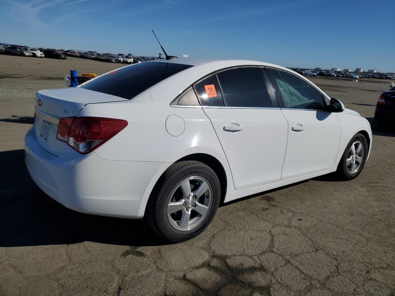 2014 Chevrolet Cruze Lt White vin: 1G1PC5SB1E7104375