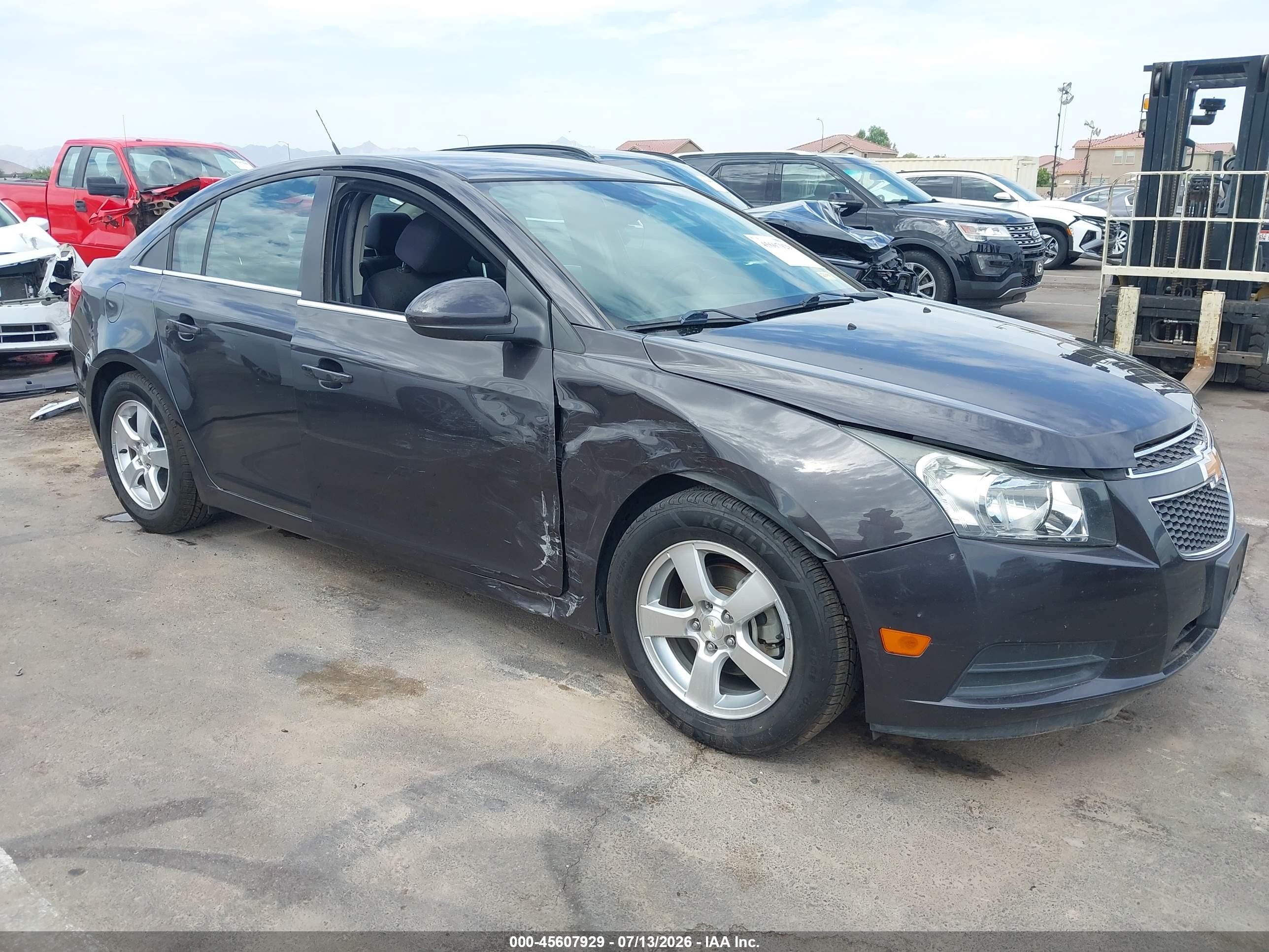 2014 Chevrolet Cruze 1lt Auto Black vin: 1G1PC5SB1E7114968