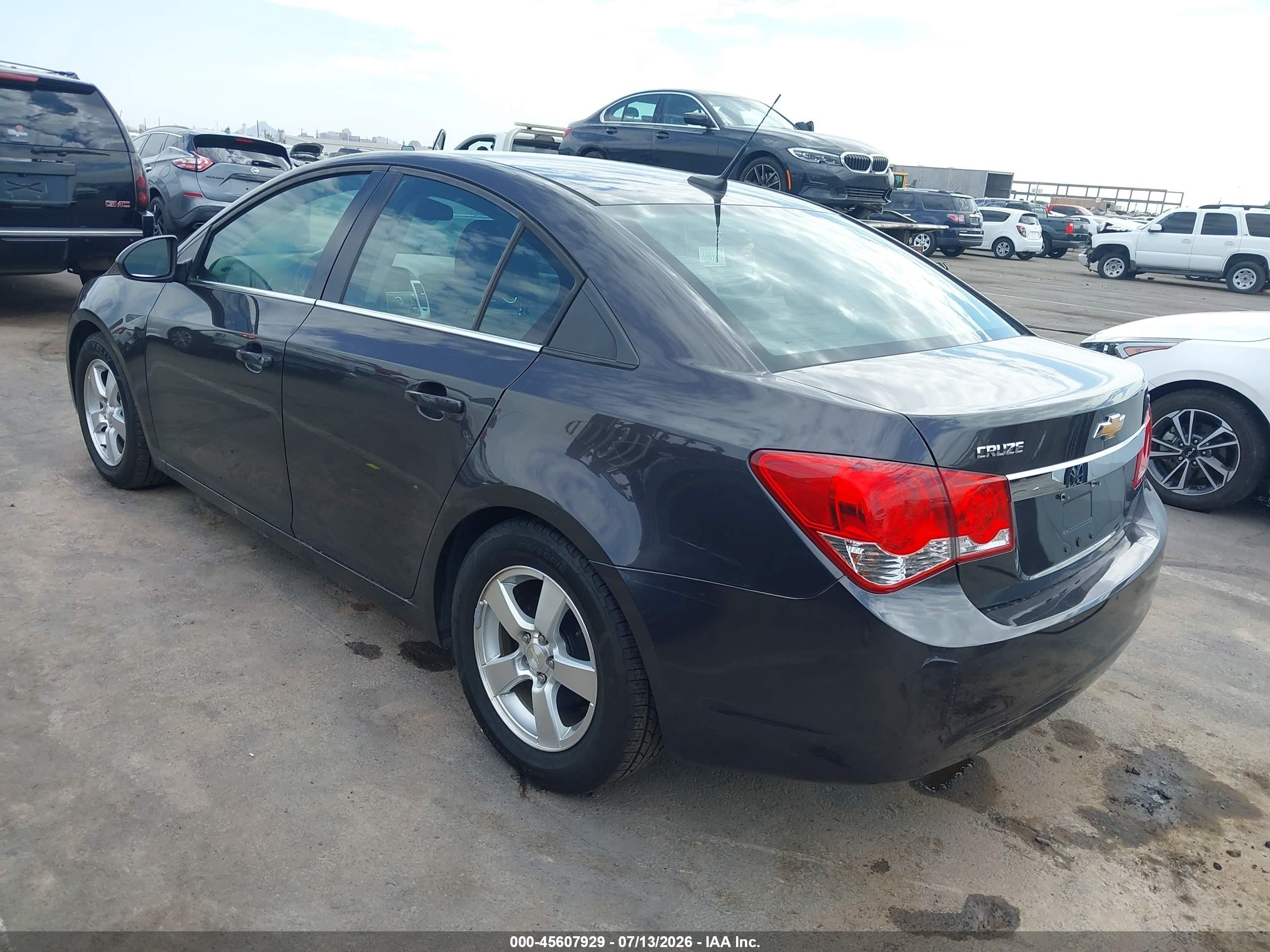 2014 Chevrolet Cruze 1lt Auto Black vin: 1G1PC5SB1E7114968