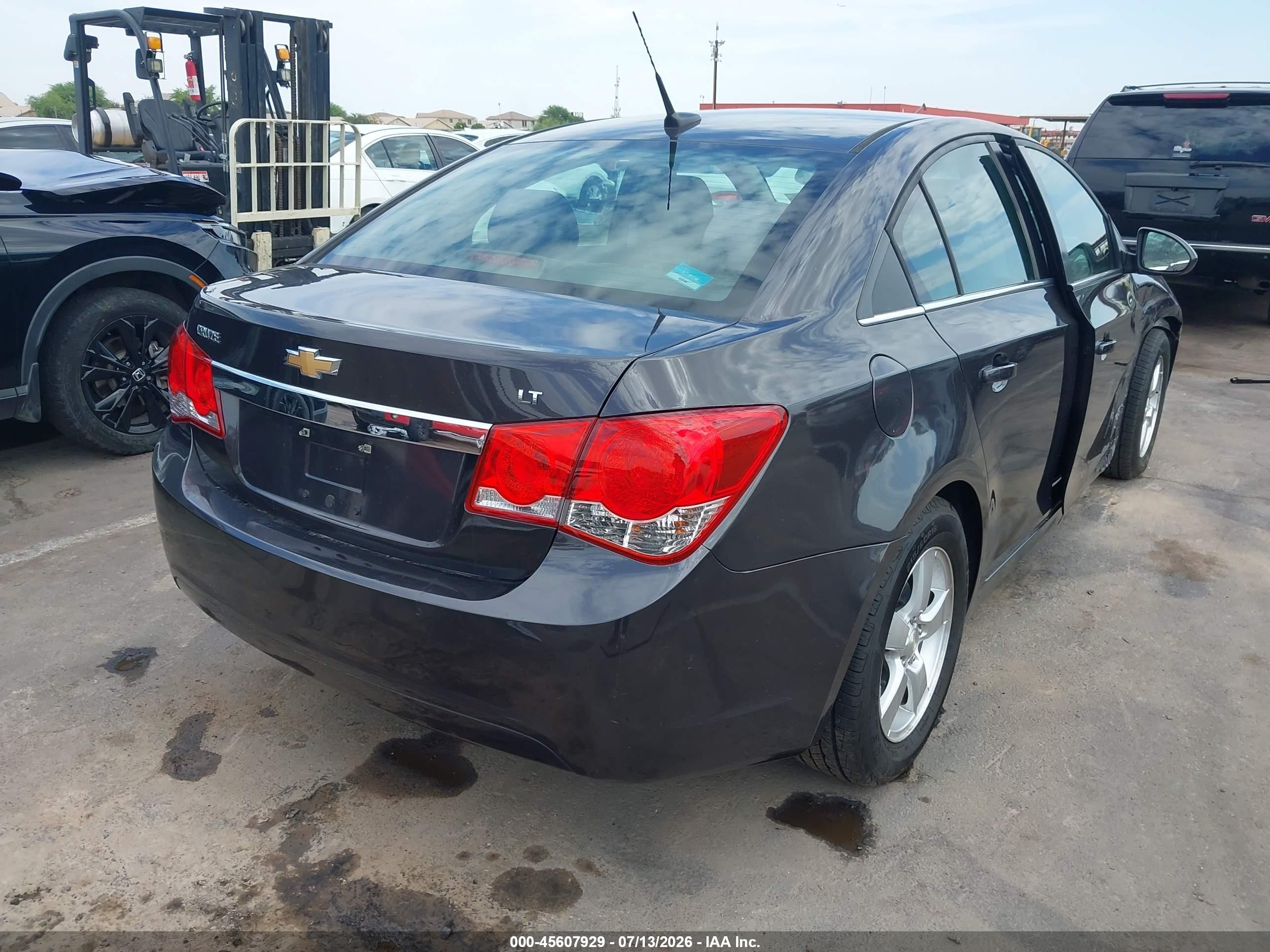 2014 Chevrolet Cruze 1lt Auto Black vin: 1G1PC5SB1E7114968
