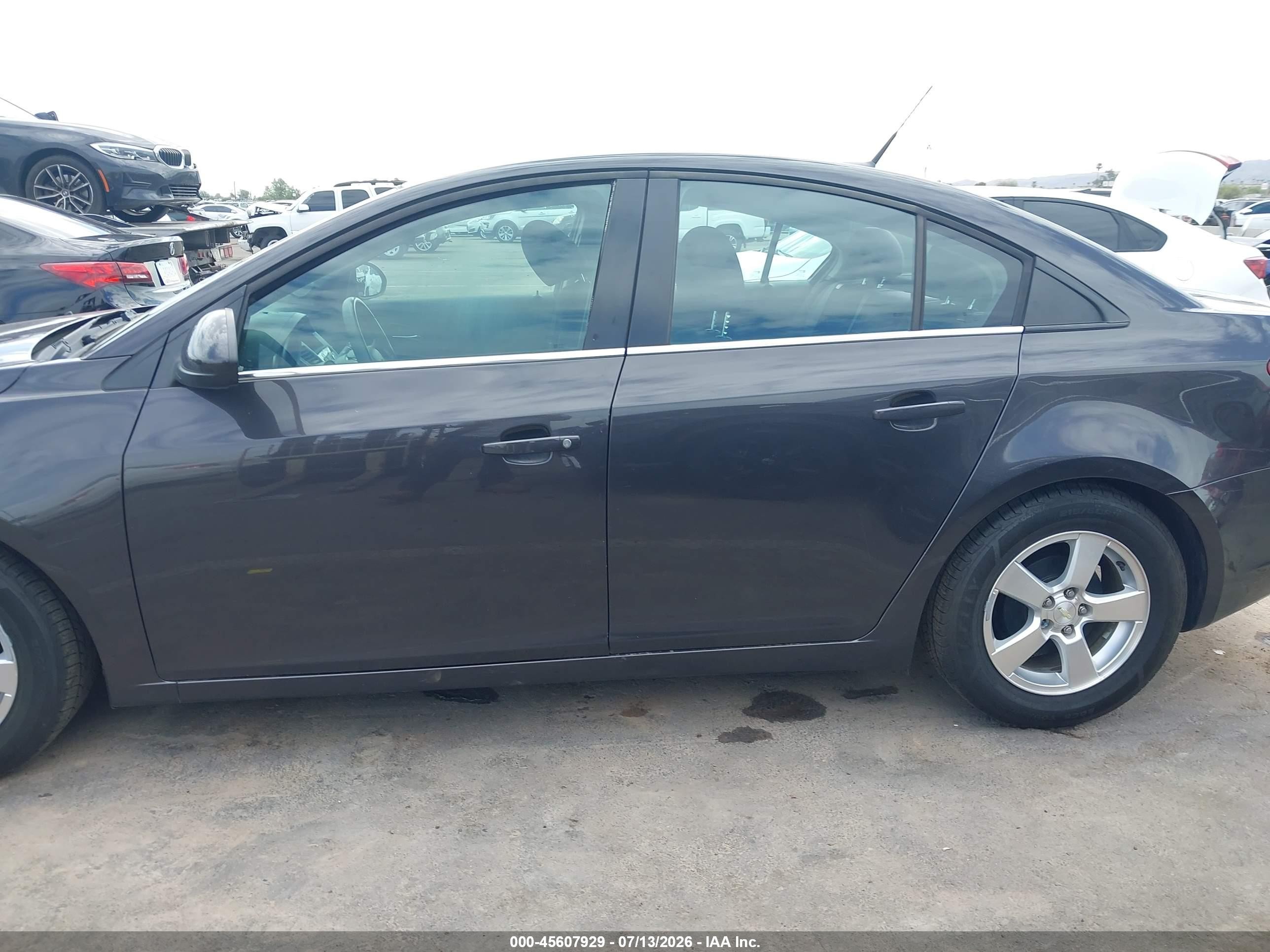 2014 Chevrolet Cruze 1lt Auto Black vin: 1G1PC5SB1E7114968