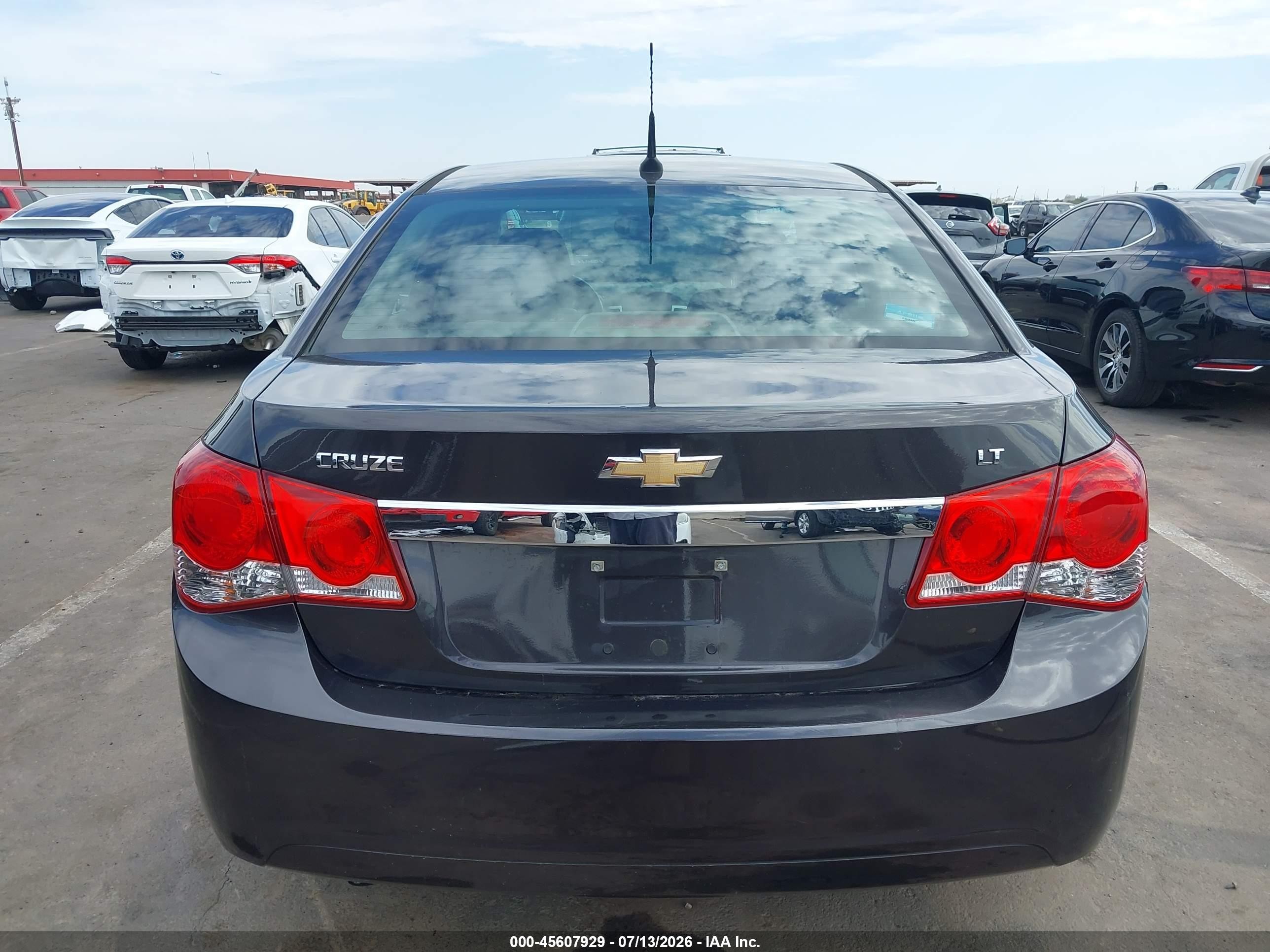 2014 Chevrolet Cruze 1lt Auto Black vin: 1G1PC5SB1E7114968