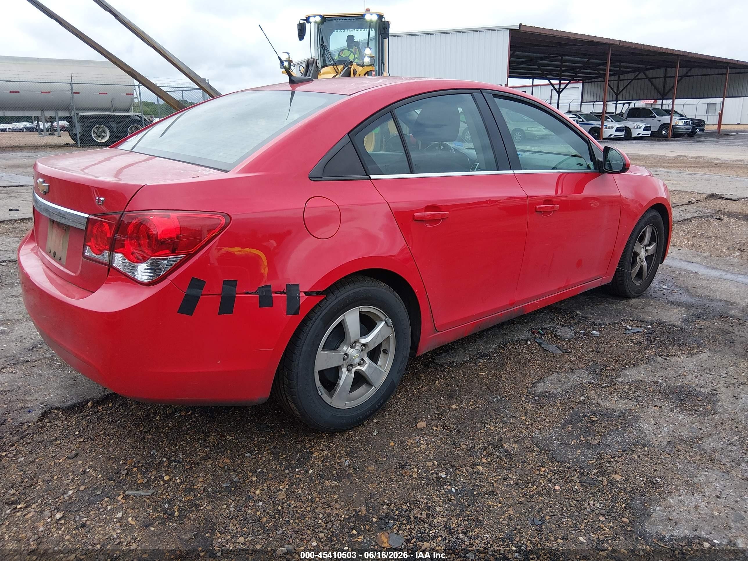2014 Chevrolet Cruze 1lt Auto Red vin: 1G1PC5SB1E7120284