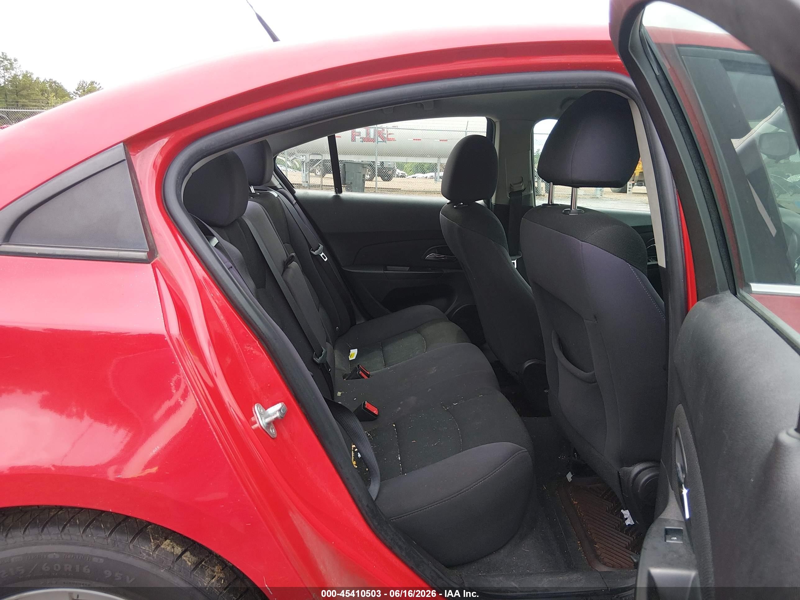 2014 Chevrolet Cruze 1lt Auto Red vin: 1G1PC5SB1E7120284