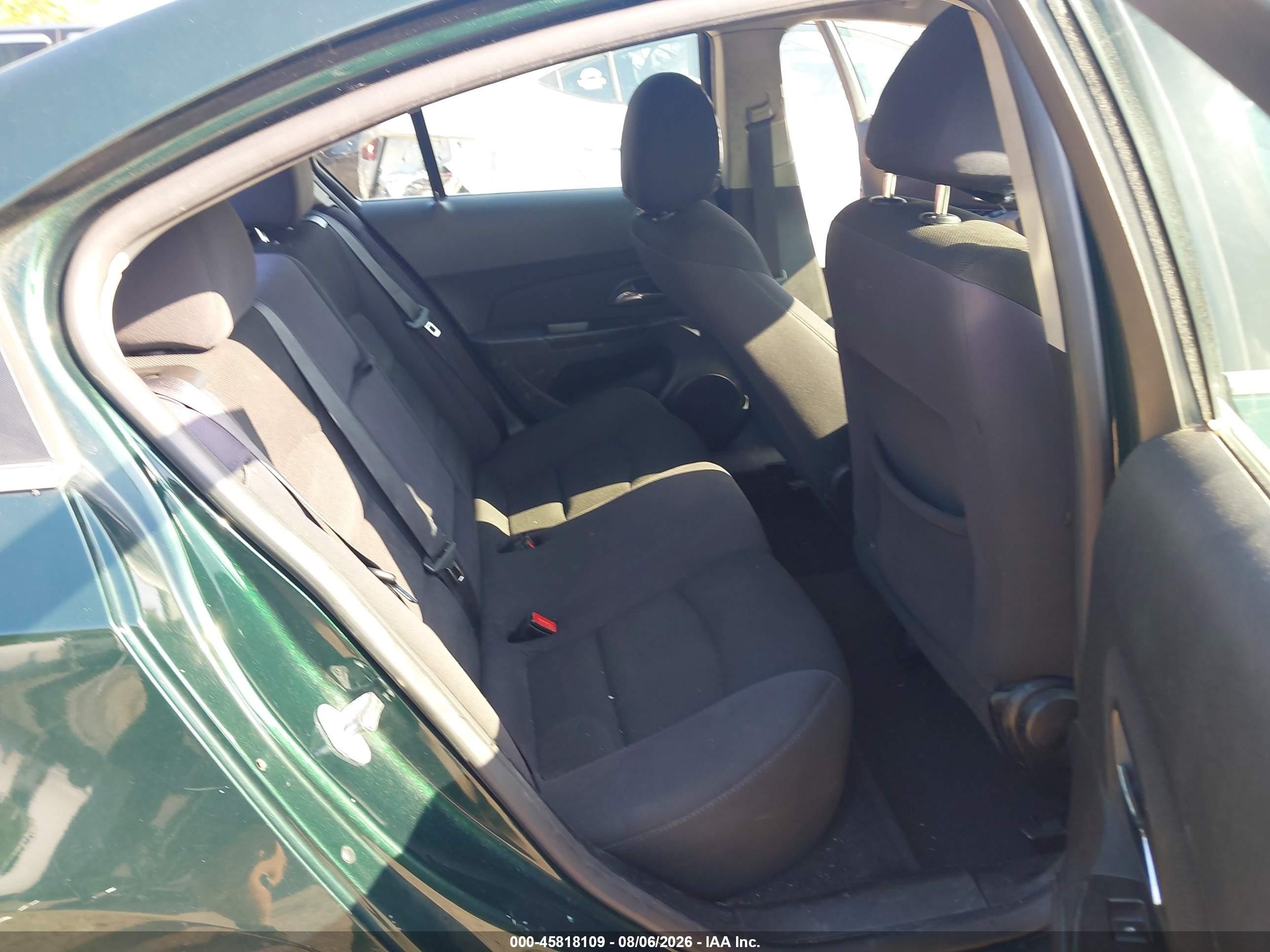 2014 Chevrolet Cruze 1lt Auto Green vin: 1G1PC5SB1E7120995