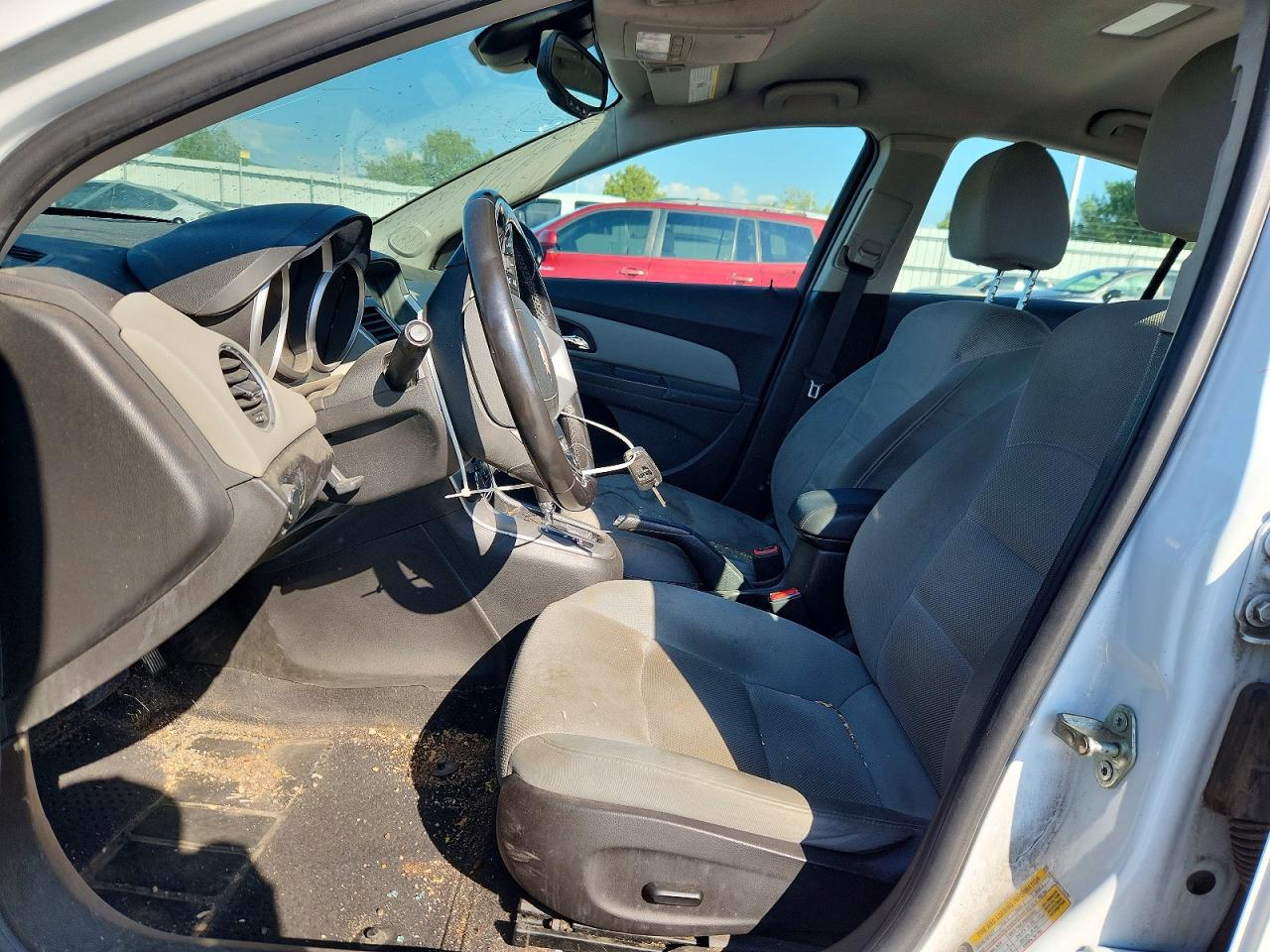 2014 Chevrolet Cruze Lt White vin: 1G1PC5SB1E7143757