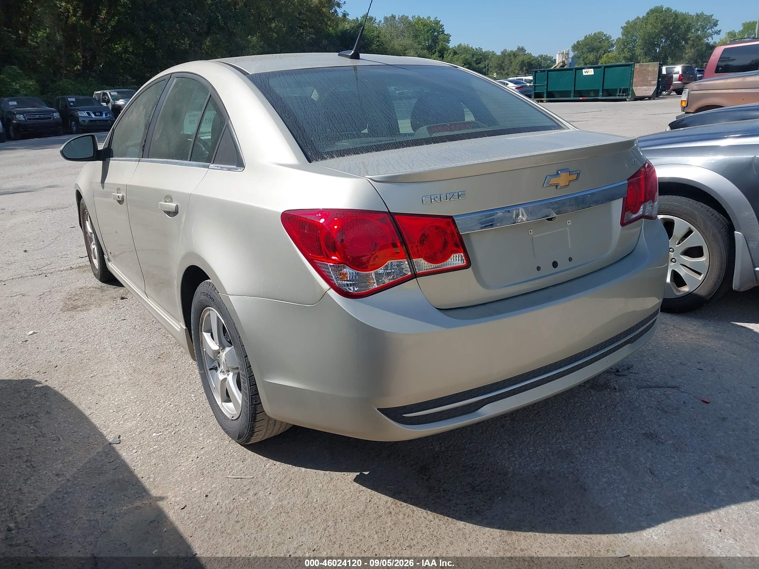 2014 Chevrolet Cruze 1lt Auto Champagne vin: 1G1PC5SB1E7152006