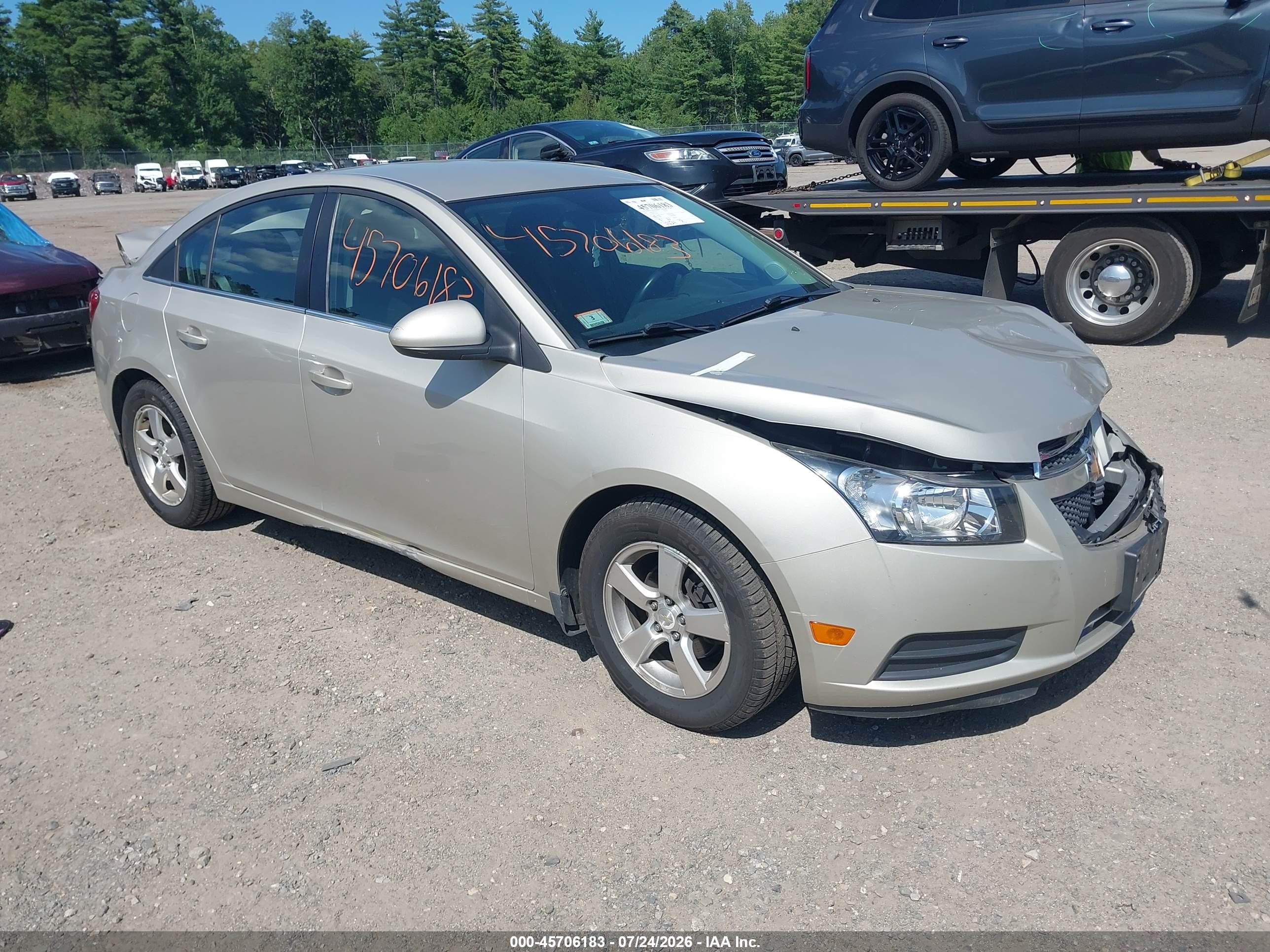 2014 Chevrolet Cruze 1lt Auto Tan vin: 1G1PC5SB1E7167508