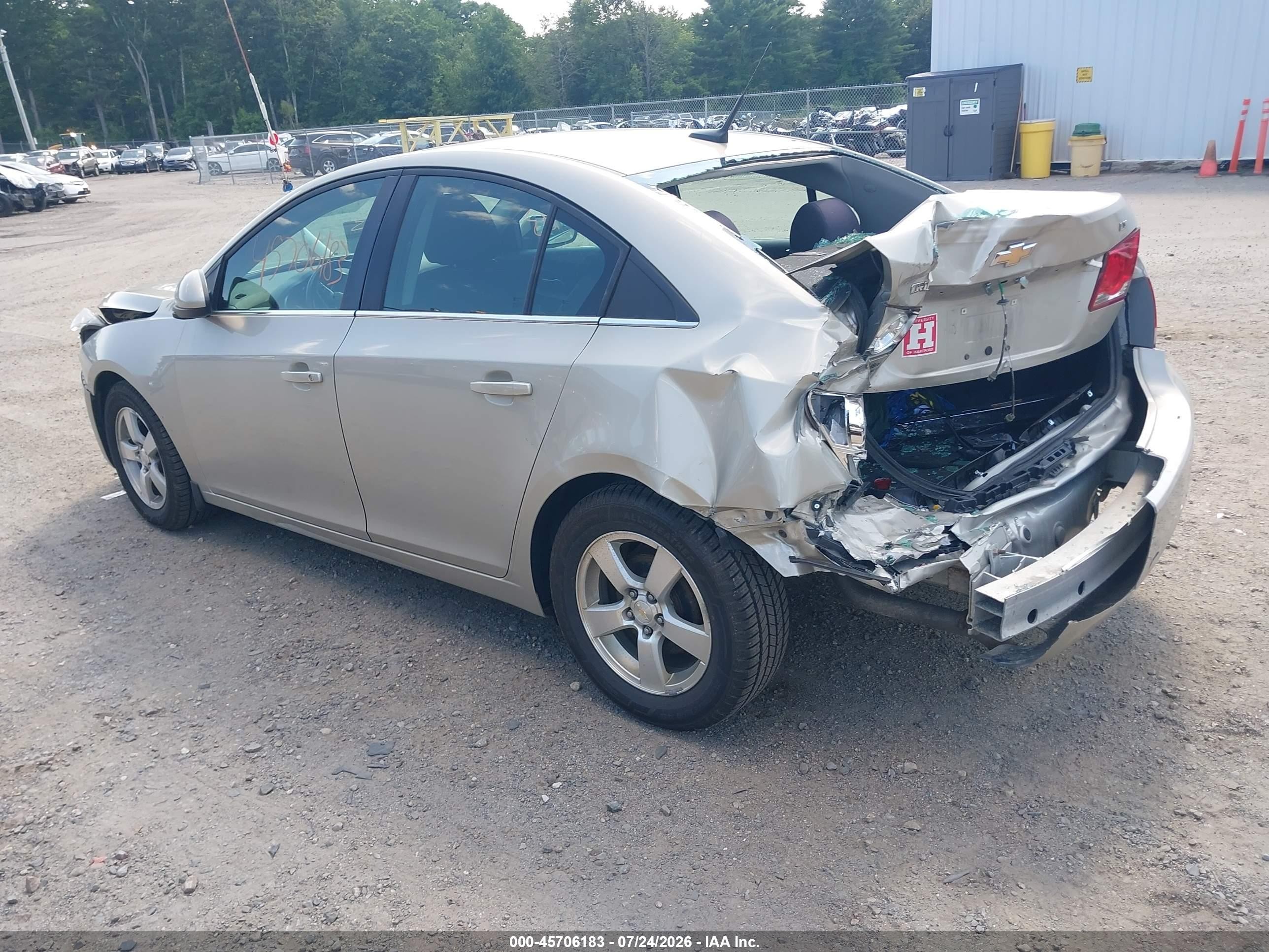 2014 Chevrolet Cruze 1lt Auto Желто-коричневый vin: 1G1PC5SB1E7167508