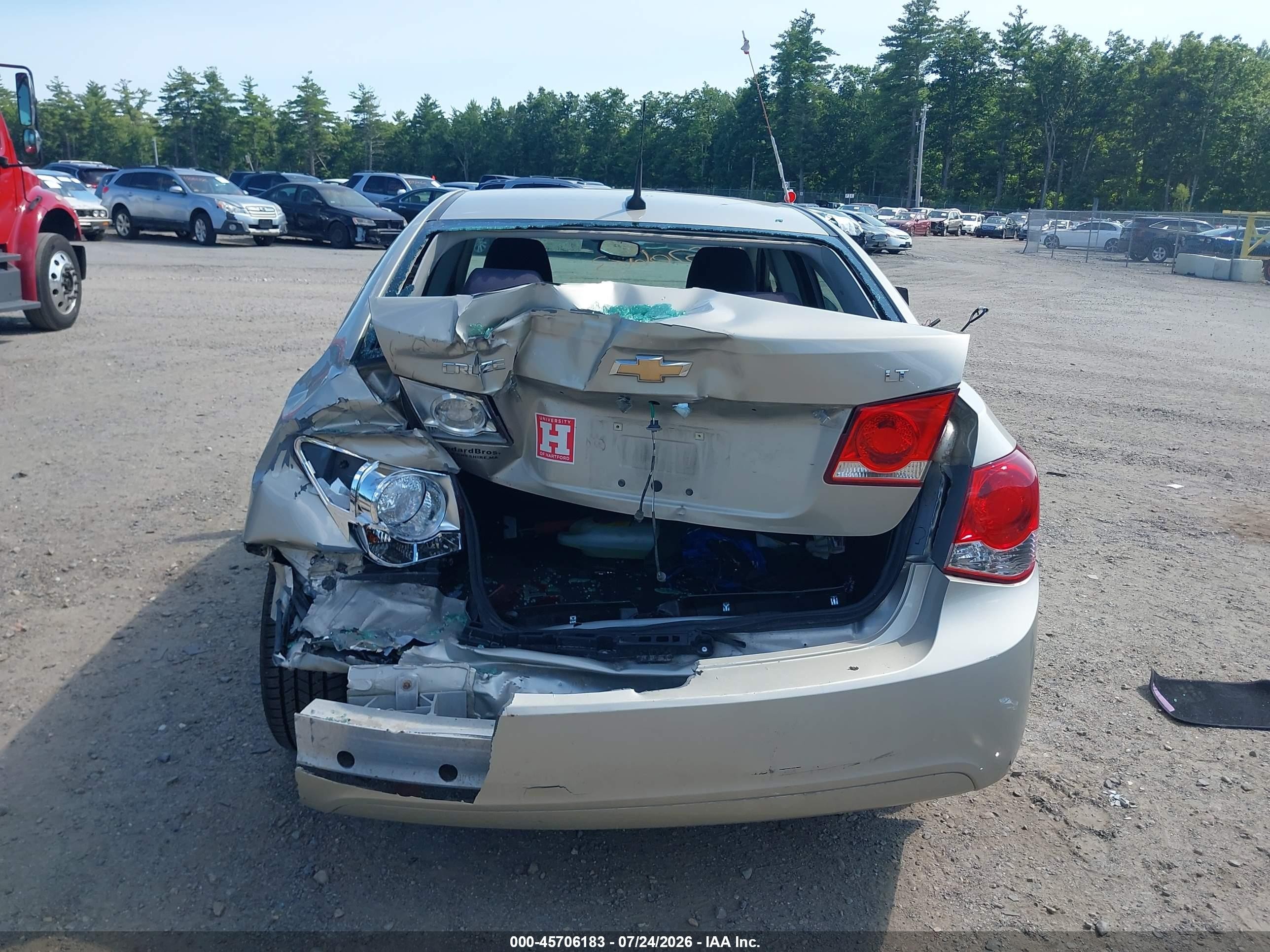 2014 Chevrolet Cruze 1lt Auto Желто-коричневый vin: 1G1PC5SB1E7167508