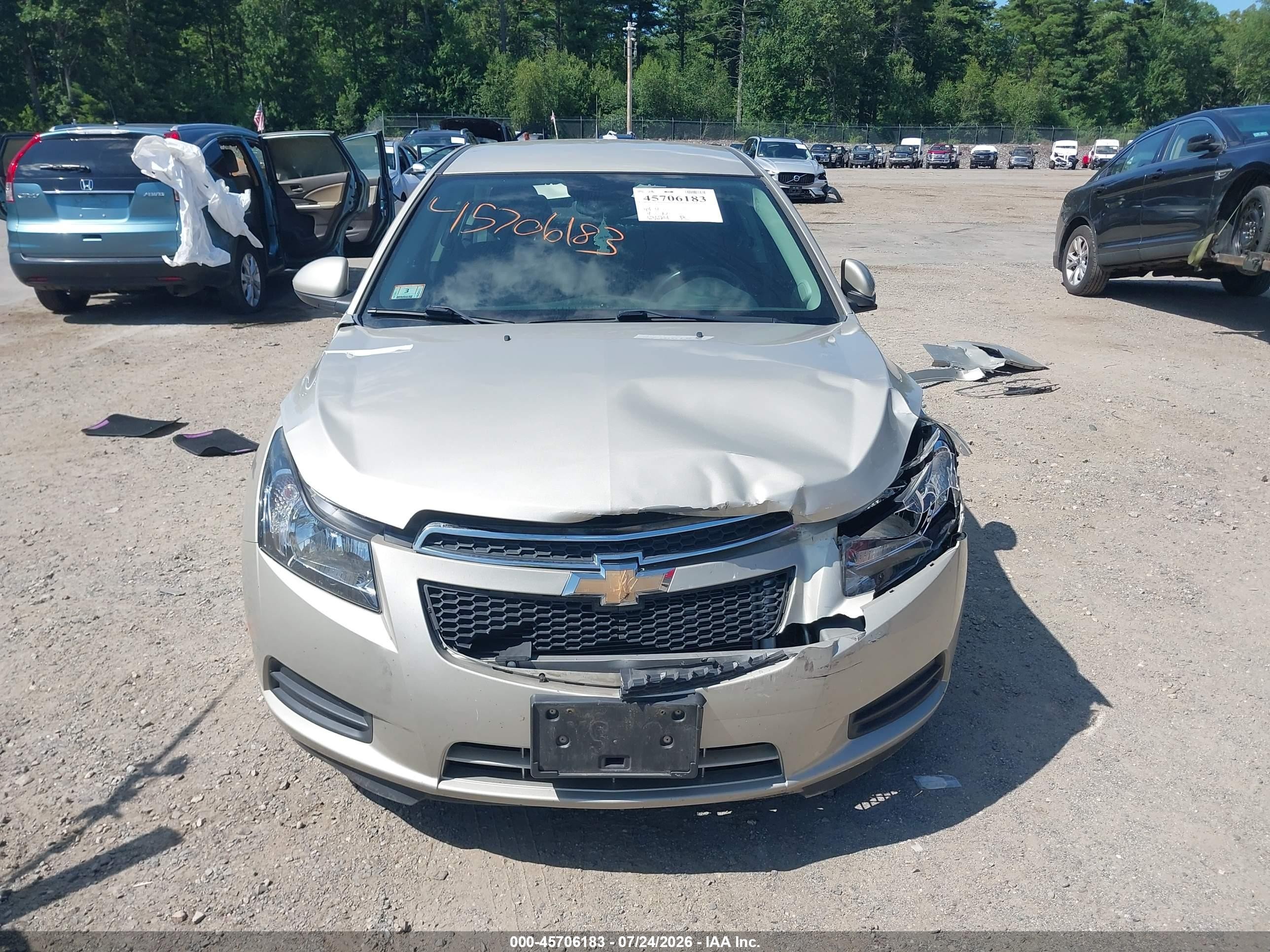 2014 Chevrolet Cruze 1lt Auto Желто-коричневый vin: 1G1PC5SB1E7167508