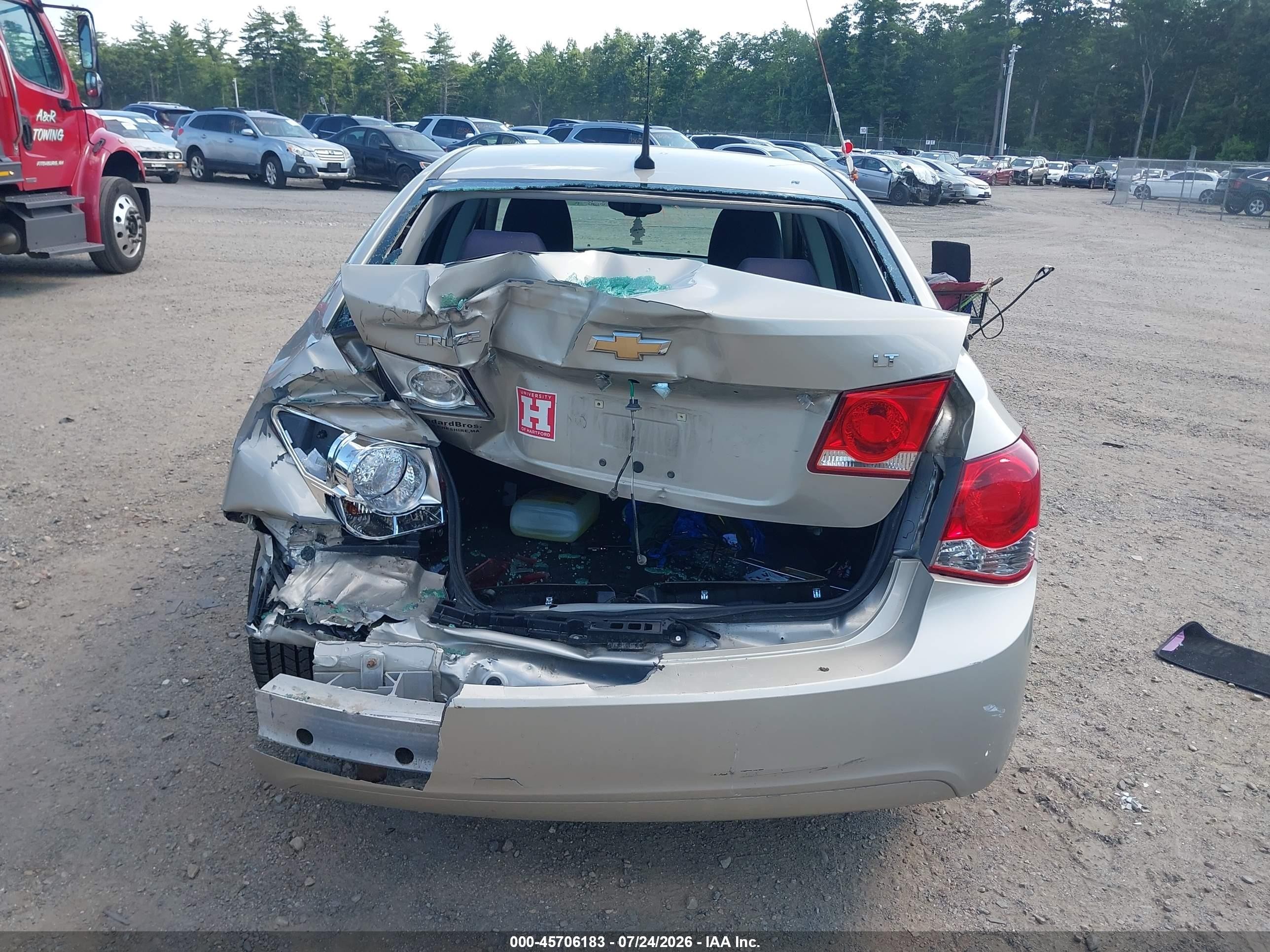 2014 Chevrolet Cruze 1lt Auto Желто-коричневый vin: 1G1PC5SB1E7167508
