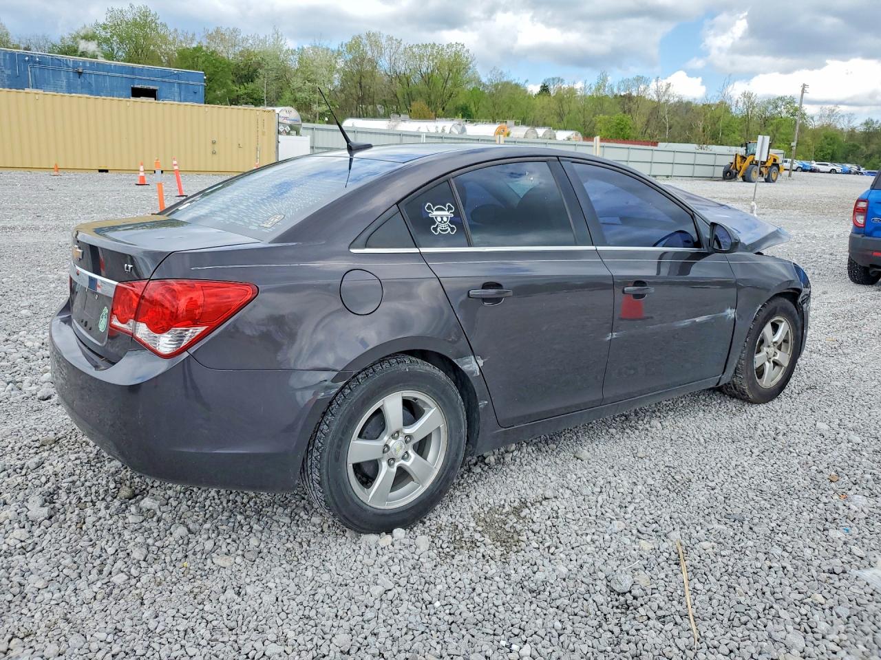 2014 Chevrolet Cruze Lt Gray vin: 1G1PC5SB1E7190514
